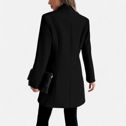 Dorevelle | Women’s Long Coat – Refined Raglan Sleeve Design