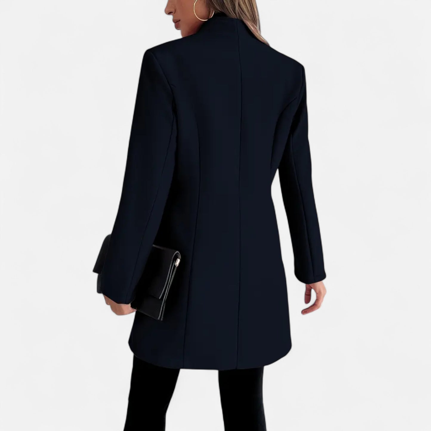 Dorevelle | Women’s Long Coat – Refined Raglan Sleeve Design