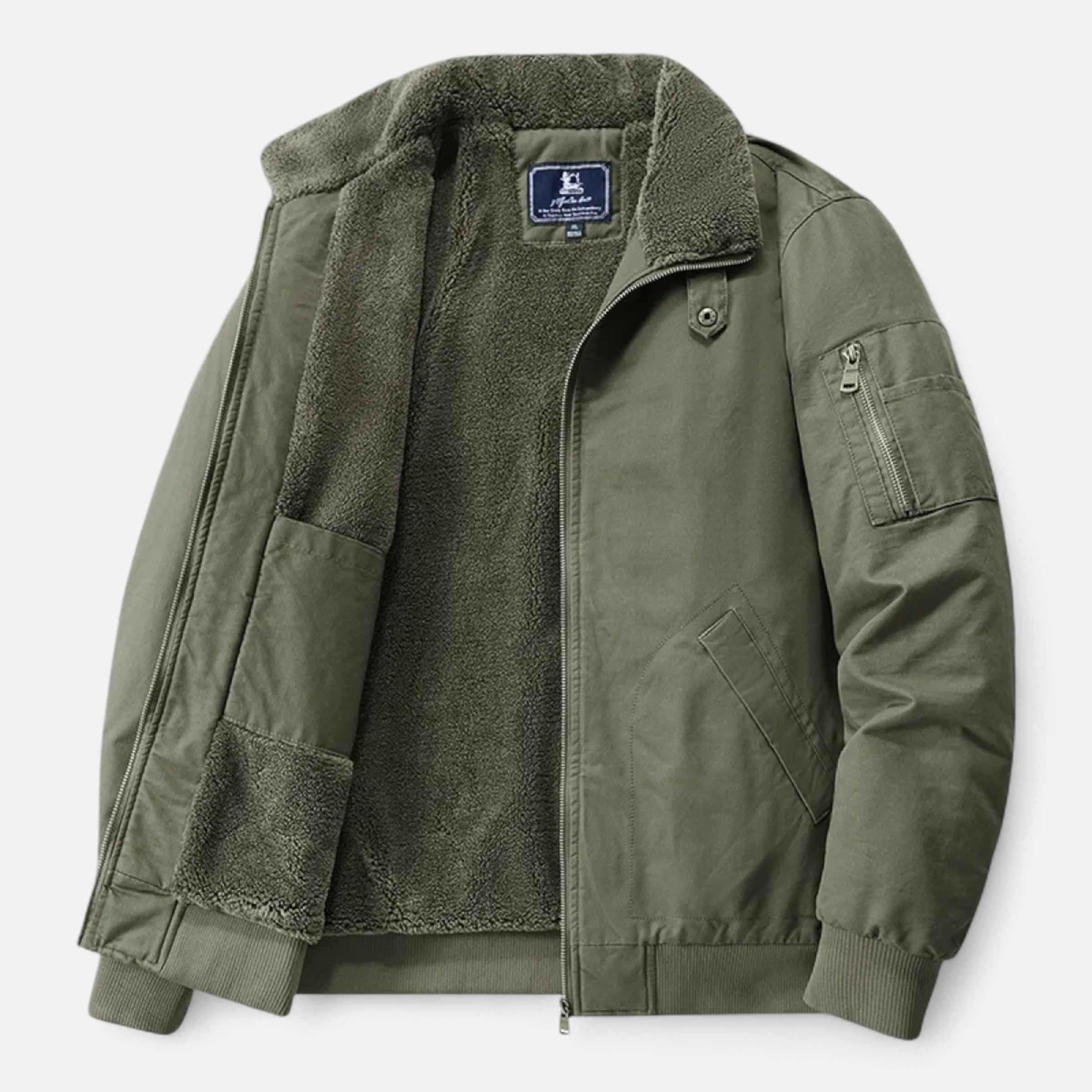 Dorevelle | Men’s Casual Jacket – Refined Cotton & Lambswool Blend