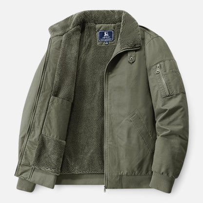 Dorevelle | Men’s Casual Jacket – Refined Cotton & Lambswool Blend
