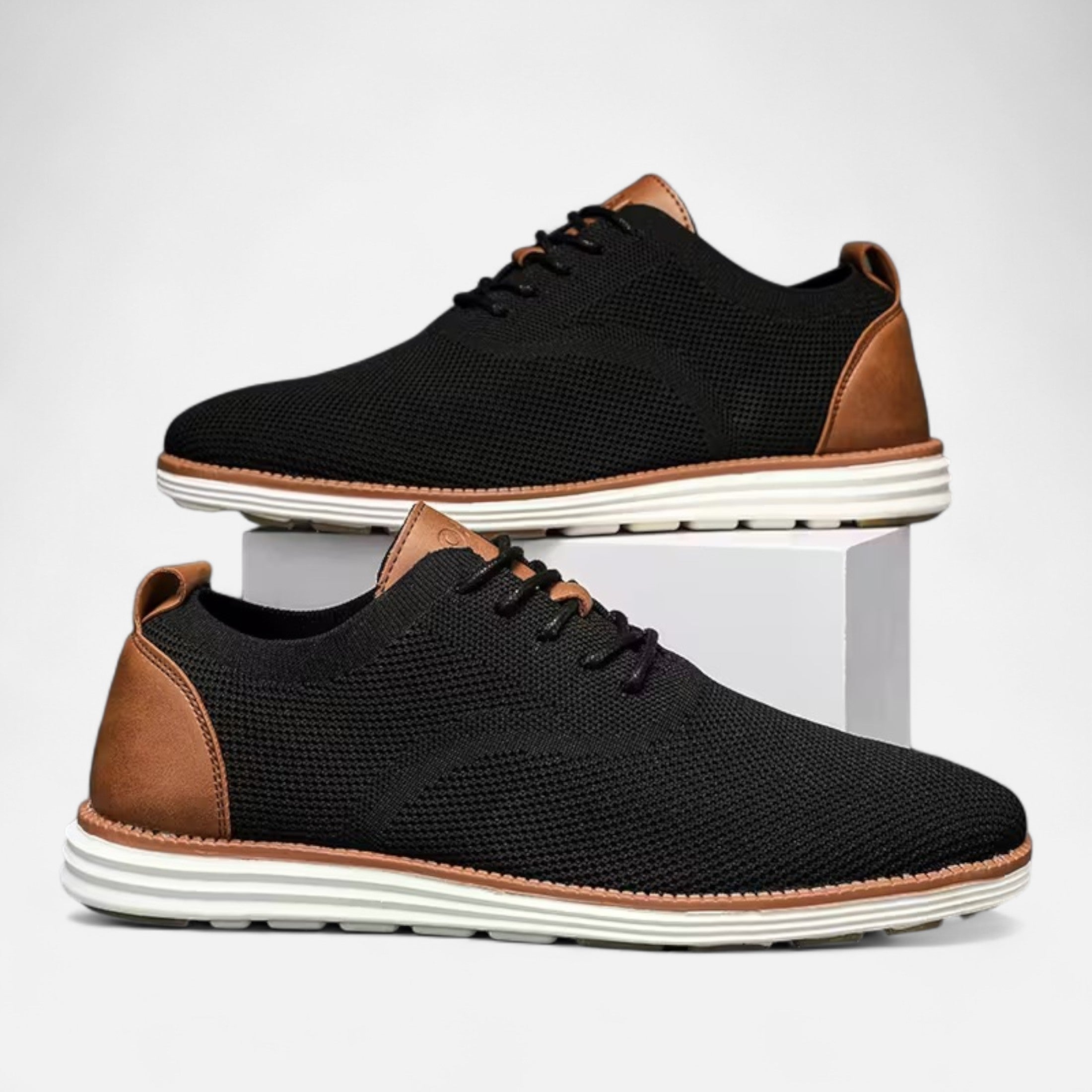 Dorevelle | Men’s Dress Sneakers – Breathable Lace-Up Elegance