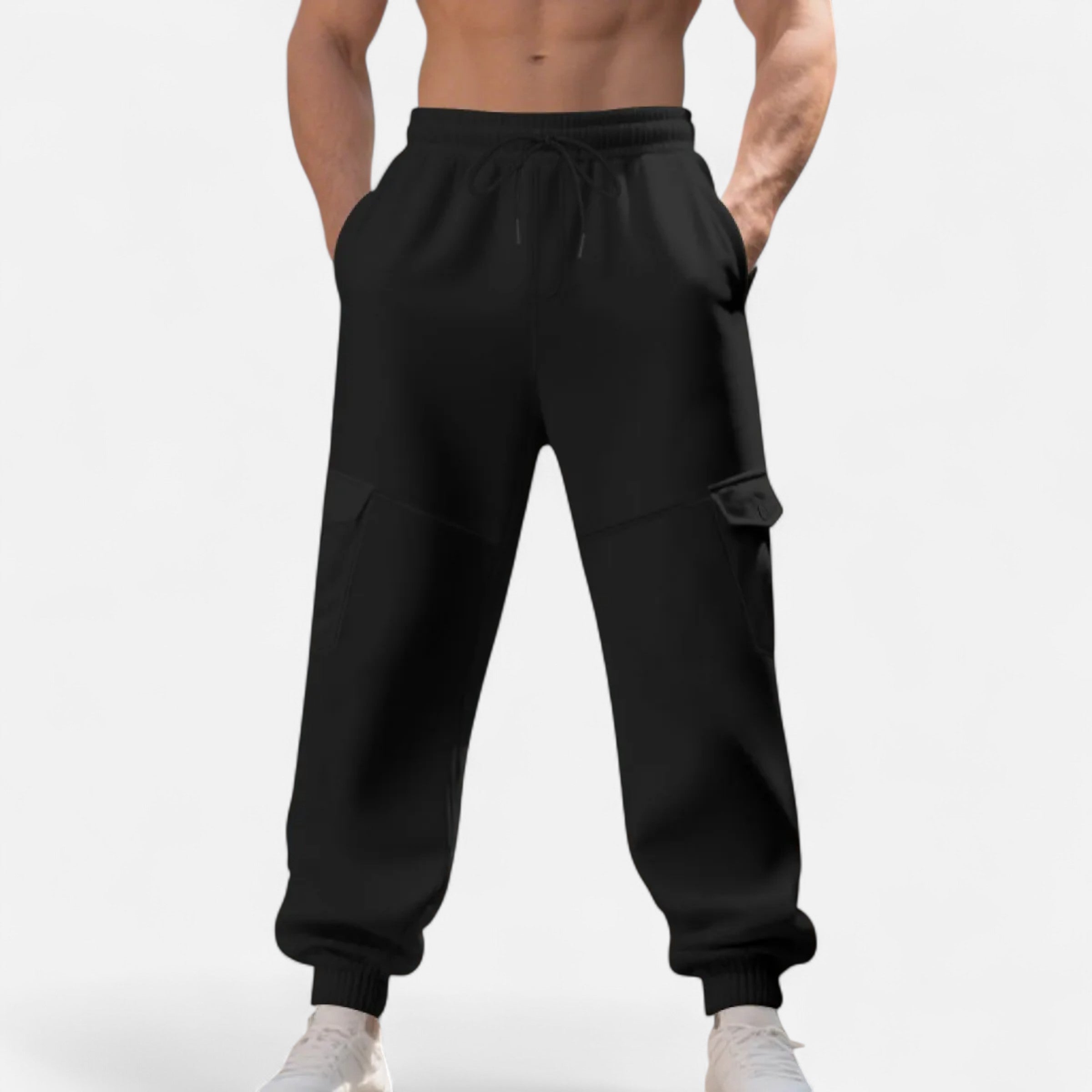 Dorevelle | Men’s Cargo Pants – Refined Ankle-Banded Classic