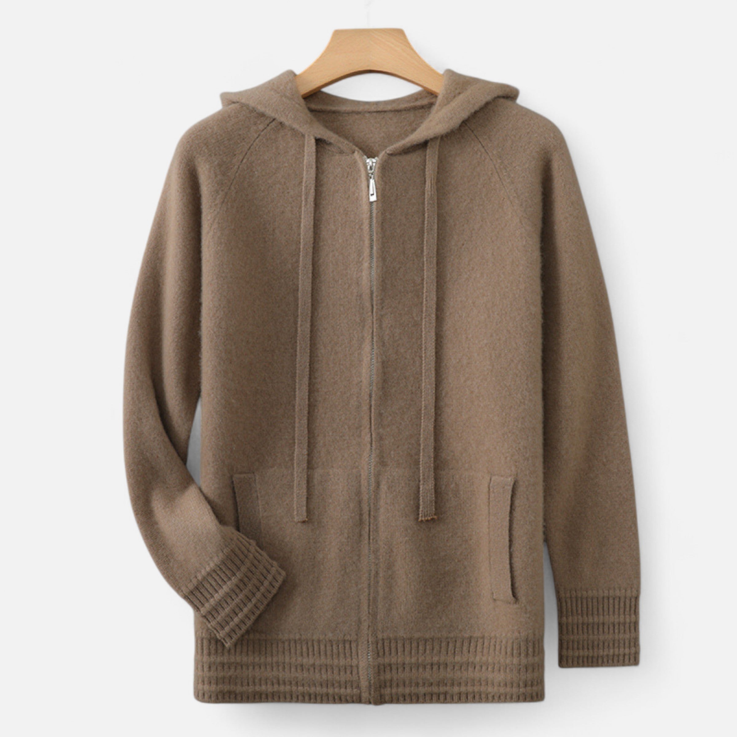 Dorevelle | Men’s Hooded Cardigan – Refined Winter Knitwear