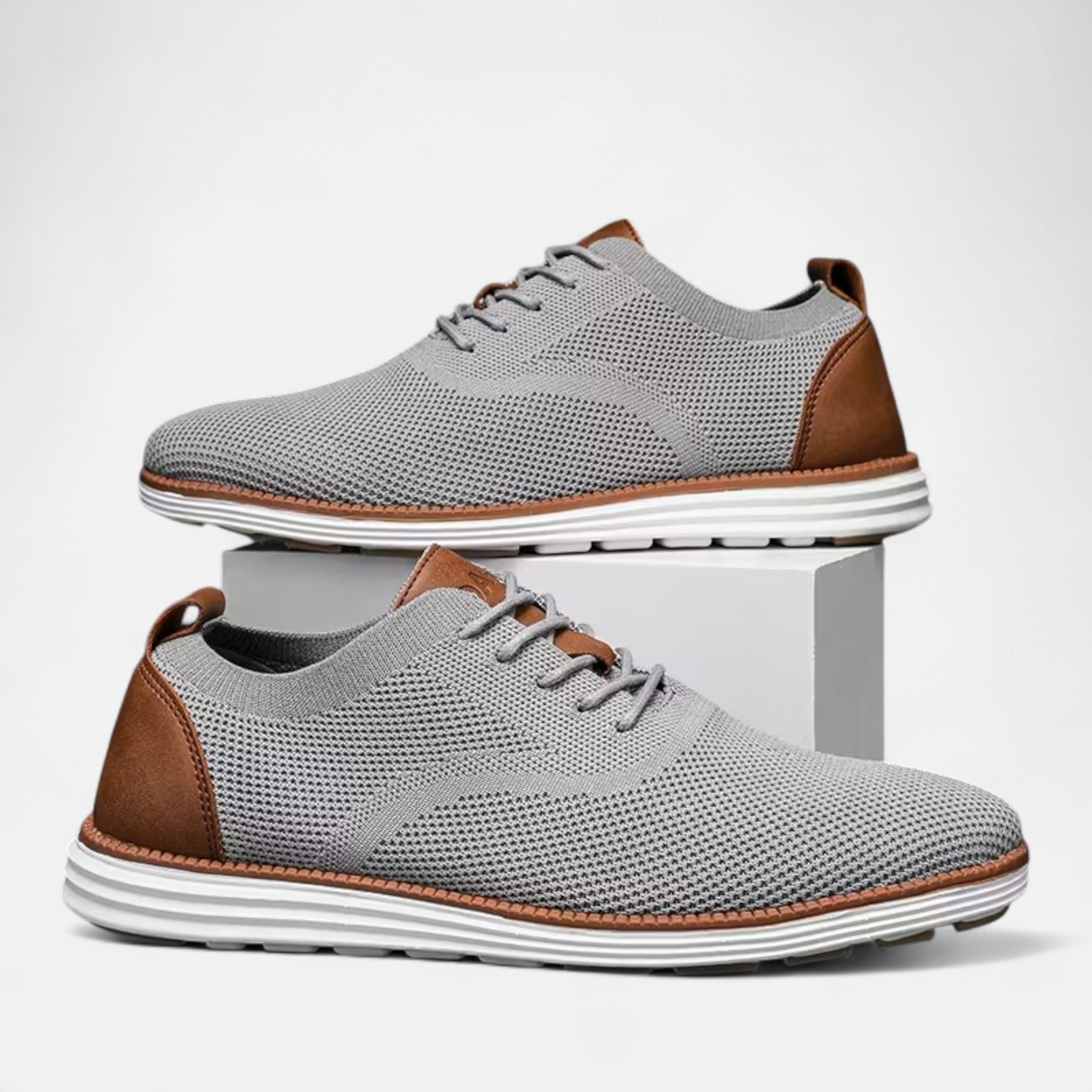 Dorevelle | Men’s Dress Sneakers – Breathable Lace-Up Elegance