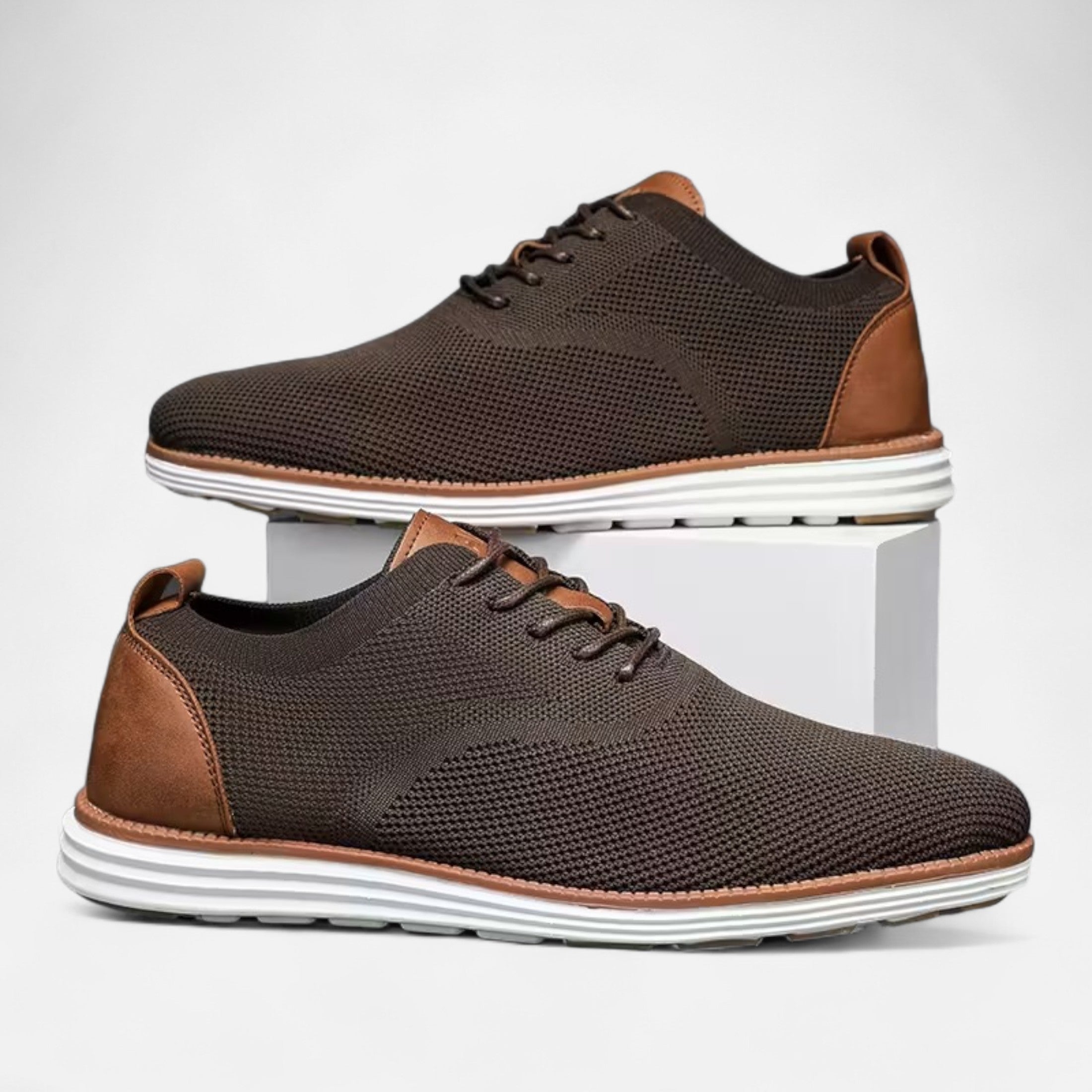 Dorevelle | Men’s Dress Sneakers – Breathable Lace-Up Elegance