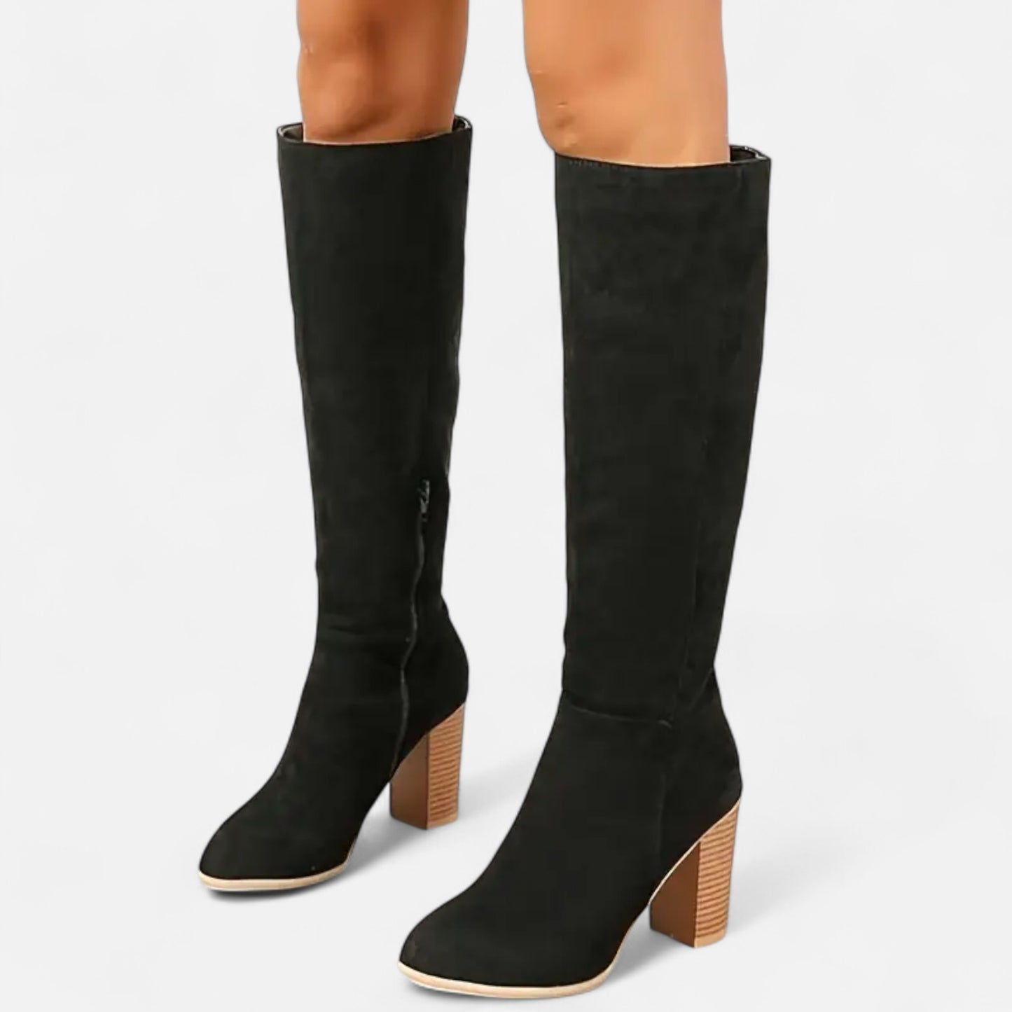 Dorevelle | Women’s Long Boots – Equestrian Light Brown Elegance