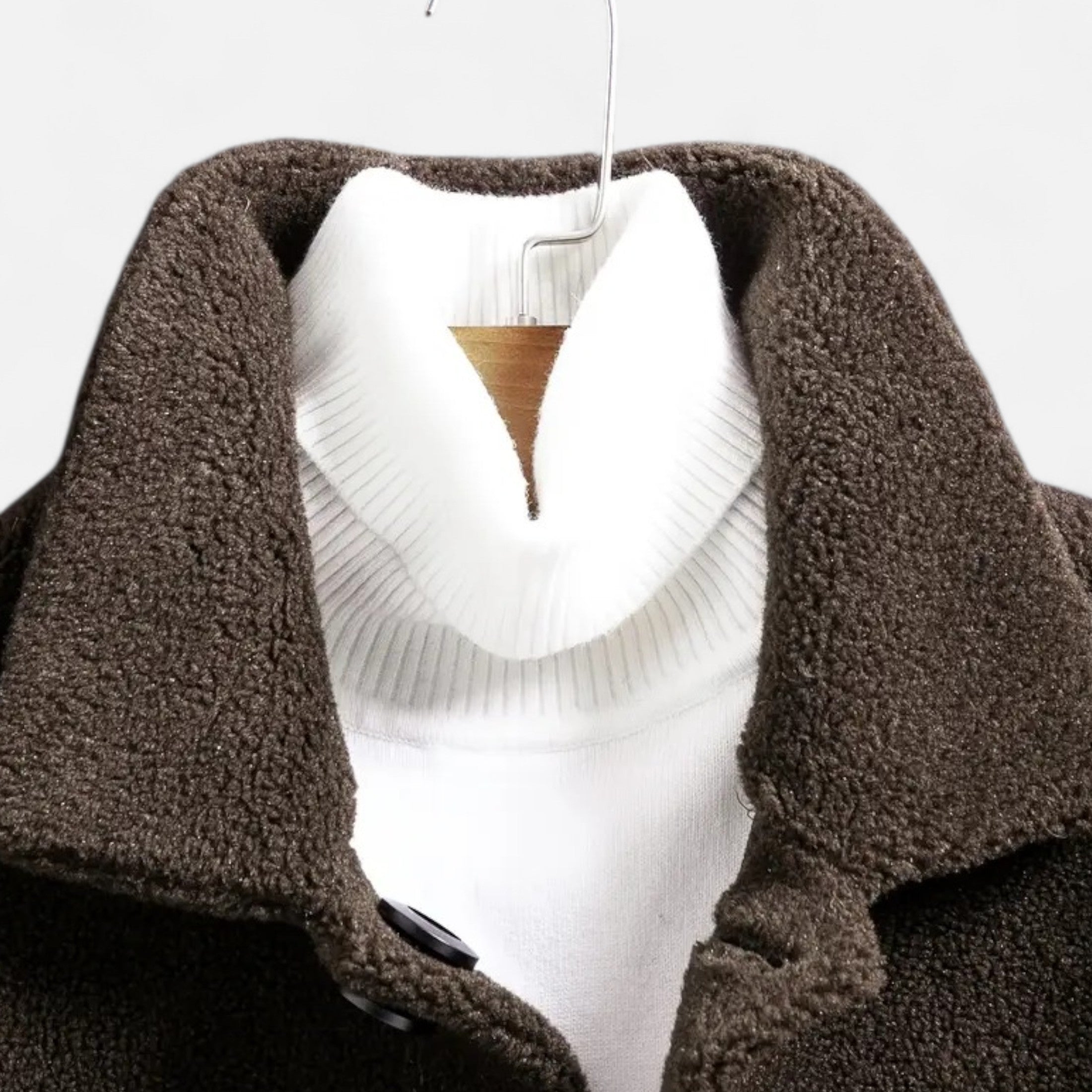Dorevelle | Men’s Faux Fur Jacket – Lapel Autumn Winter Elegance
