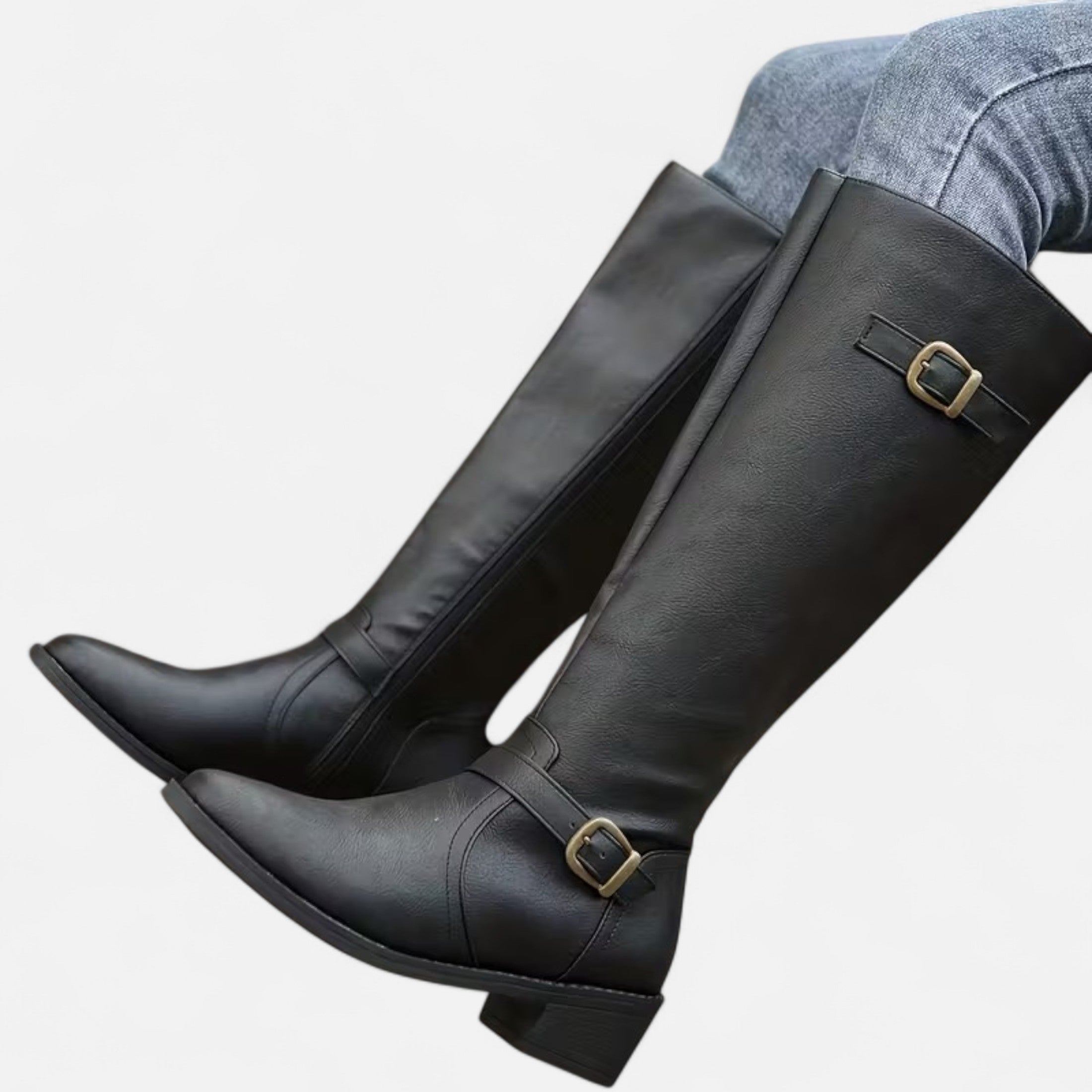 Dorevelle | Women’s Mid-Calf Buckle Boots