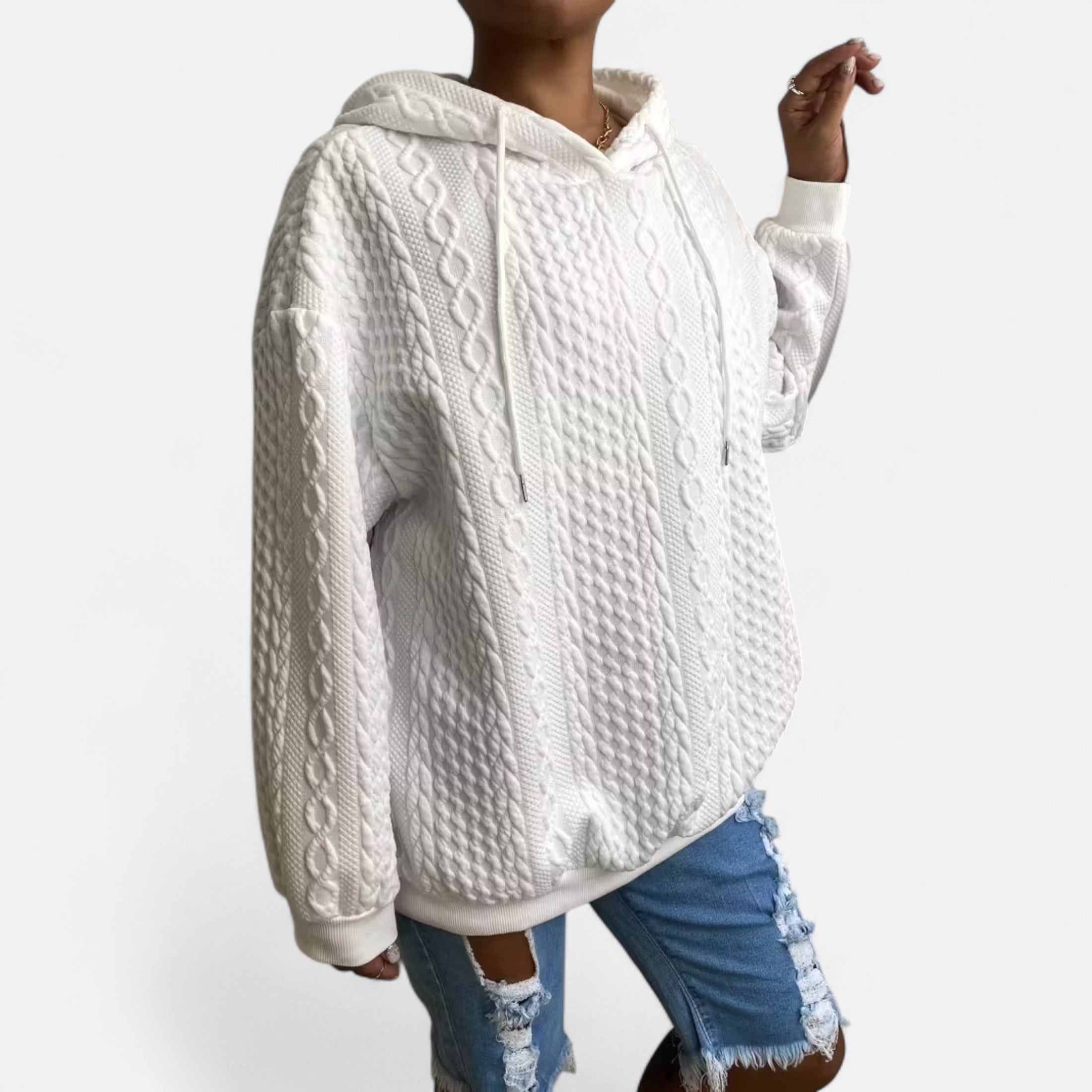 Dorevelle | Women’s Long-Sleeve Hoodie – Relaxed Heritage Style
