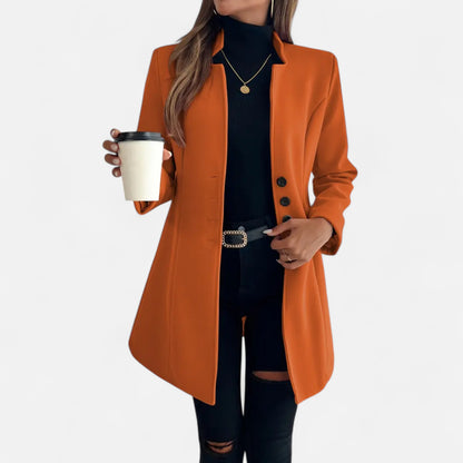 Dorevelle | Women’s Long Coat – Refined Raglan Sleeve Design