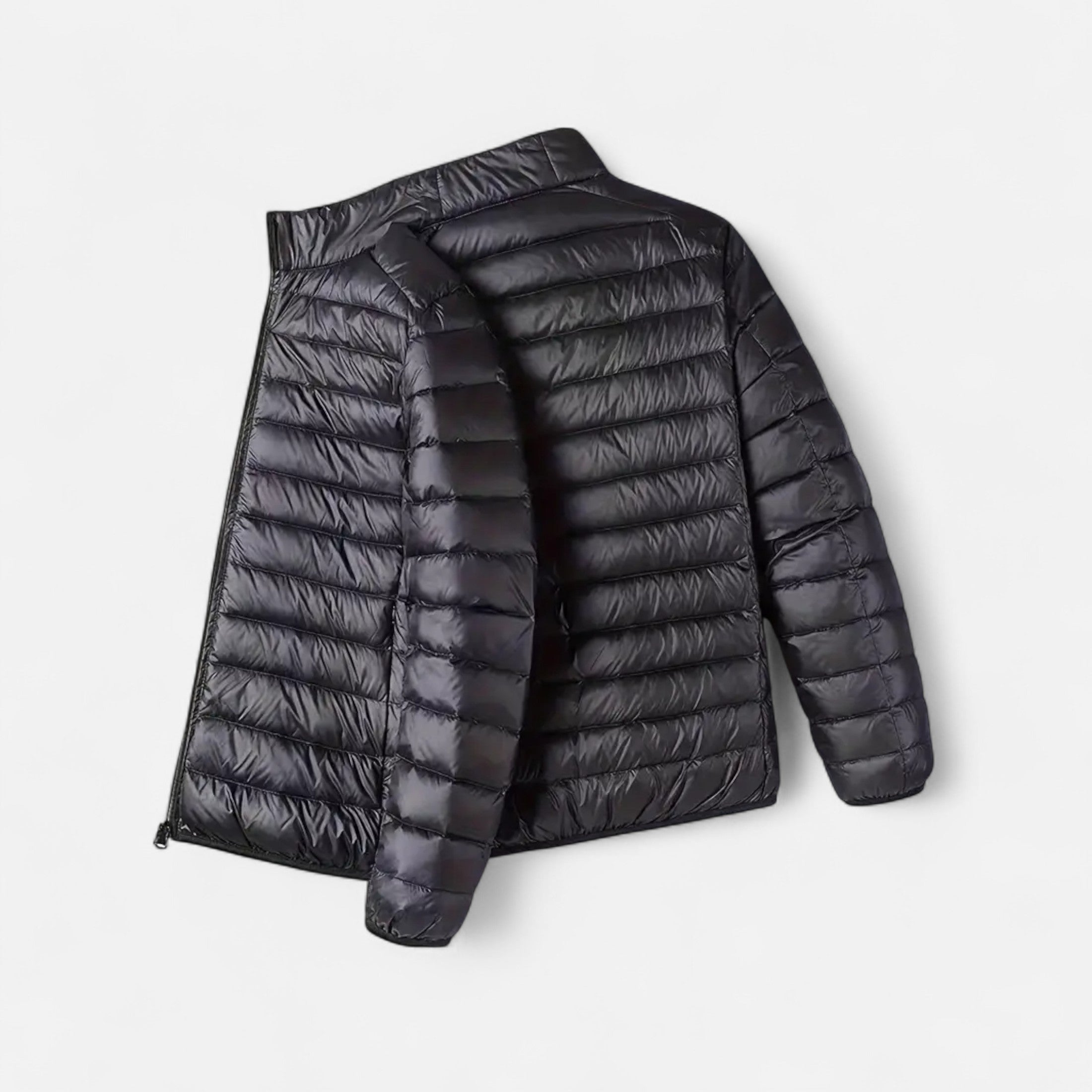 Dorevelle | Men’s Lightweight Jacket – Stand Collar Autumn Elegance