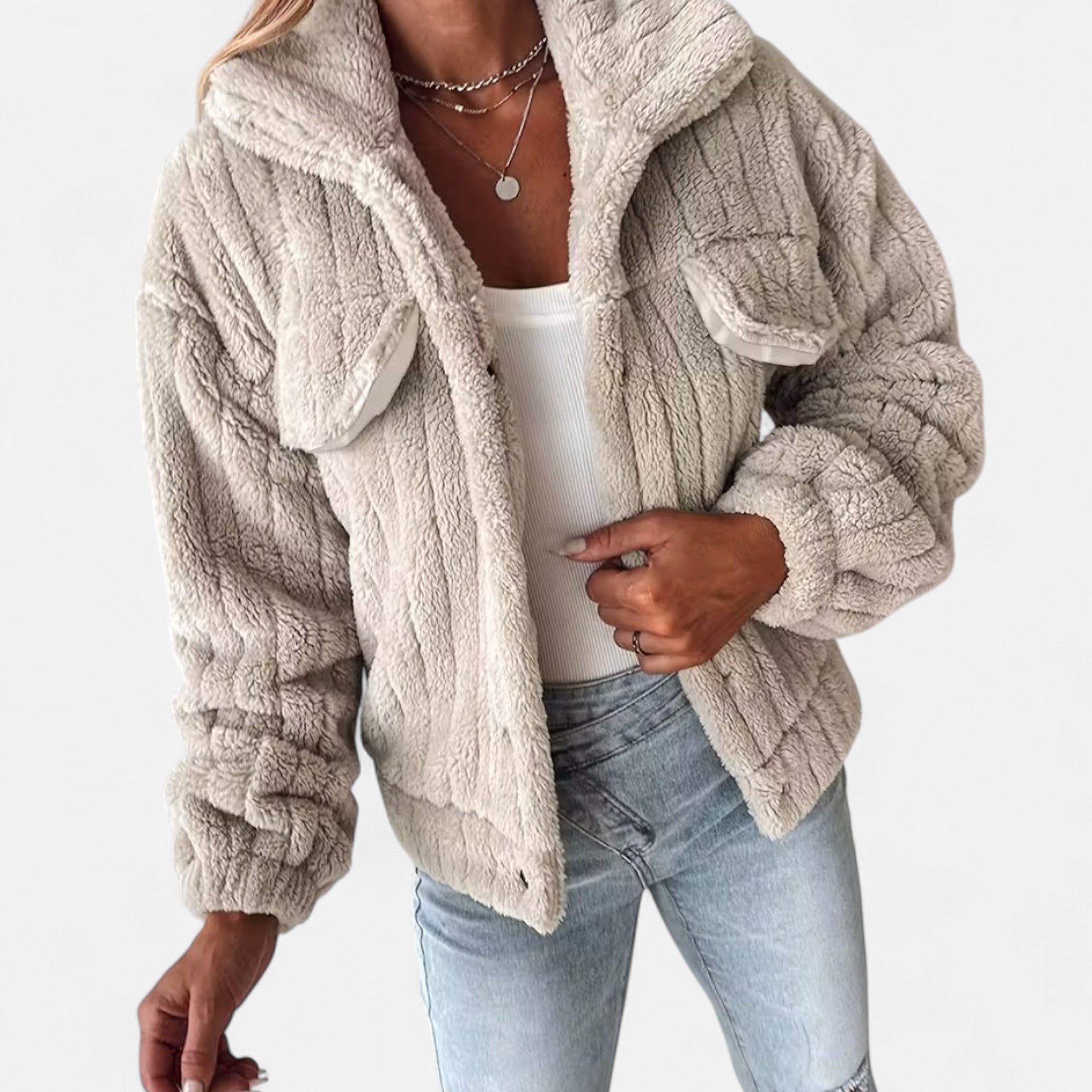 Dorevelle | Women’s Plush Casual Jacket