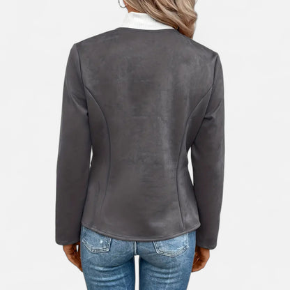 Dorevelle | Women’s Cropped Jacket – Slim Zip-Up Elegance