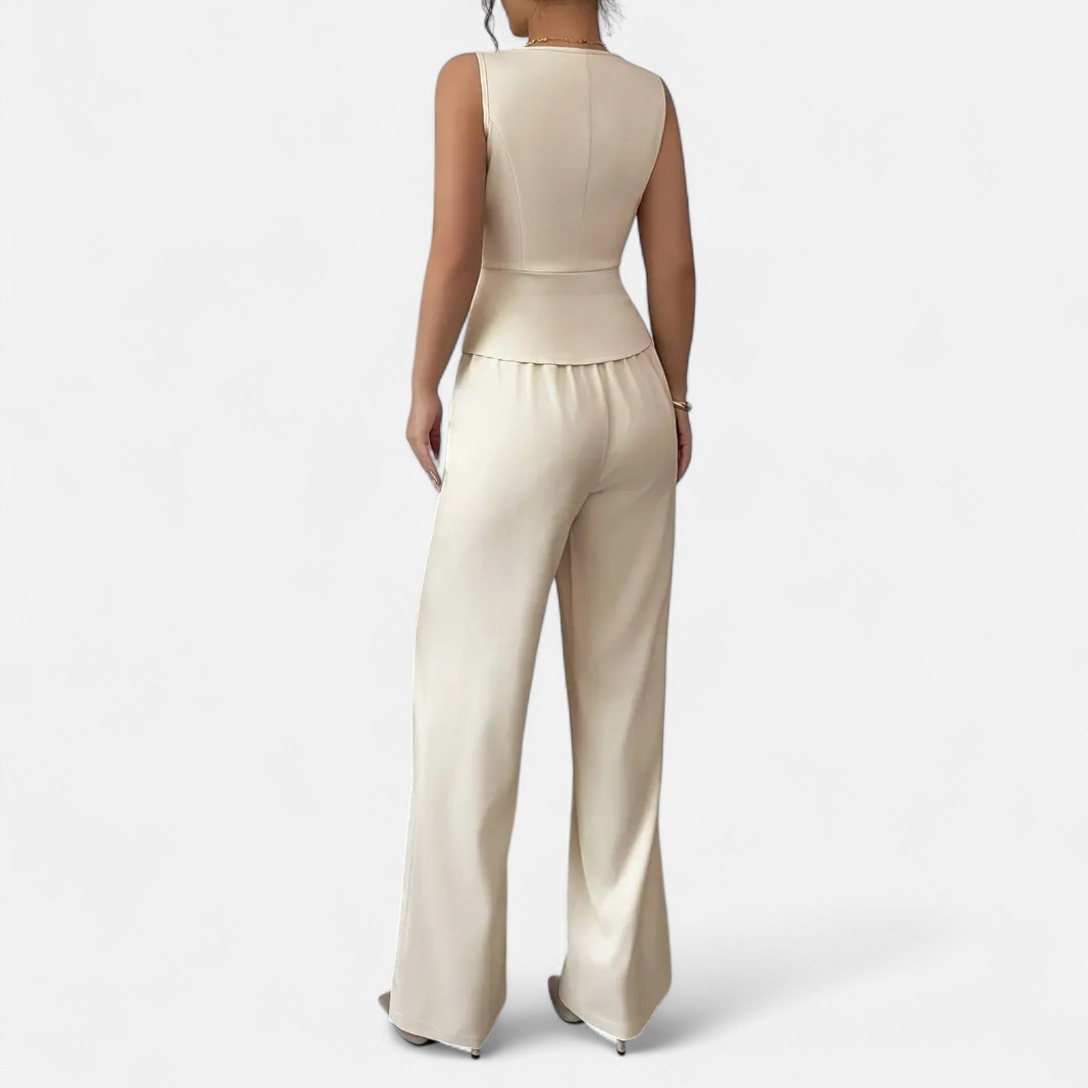 Dorevelle | Women’s Blouse & Pants Set – Business Elegance