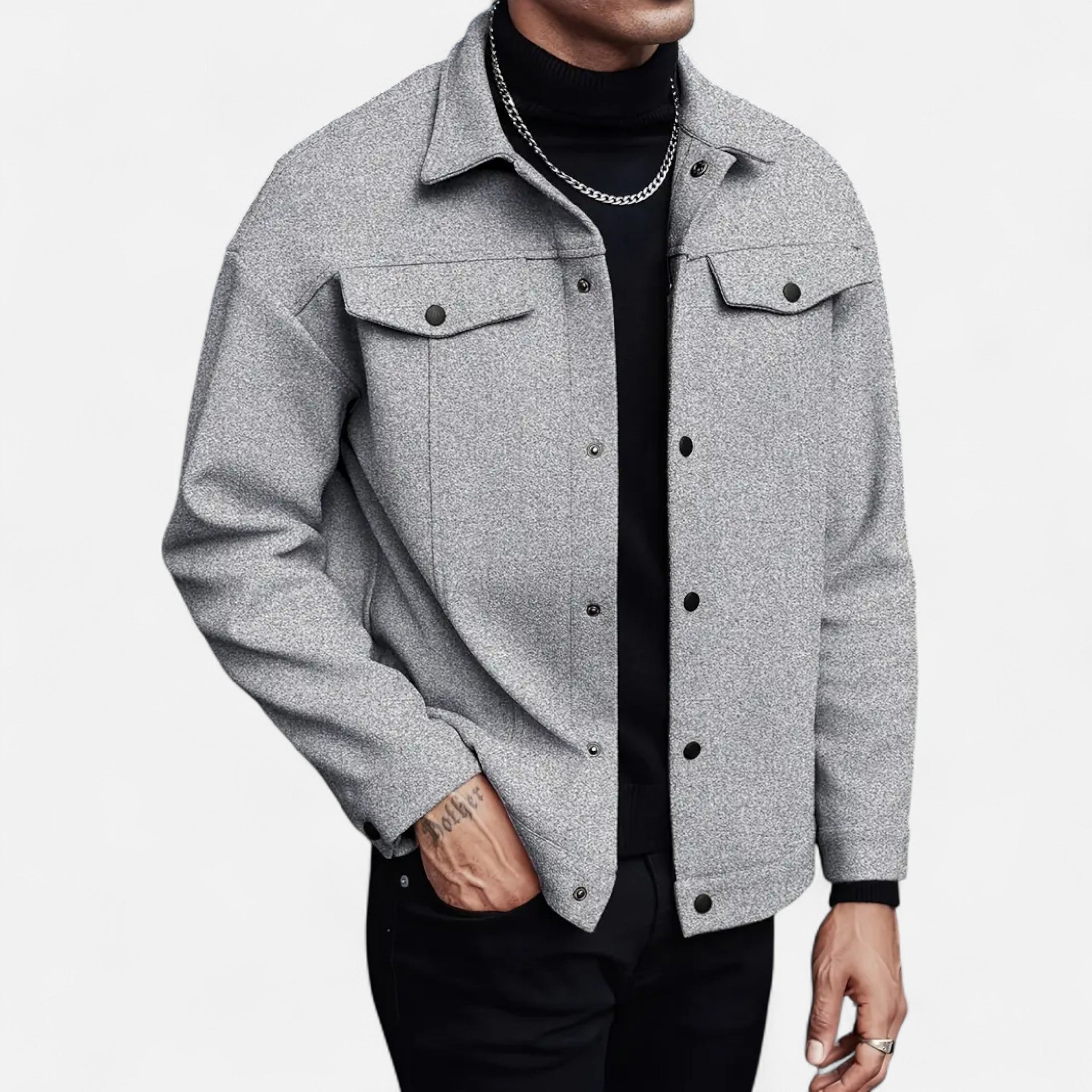 Dorevelle | Men’s Casual Lapel Jacket – Spring Autumn Elegance