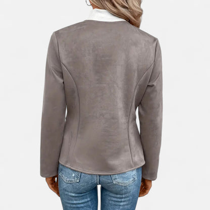 Dorevelle | Women’s Cropped Jacket – Slim Zip-Up Elegance