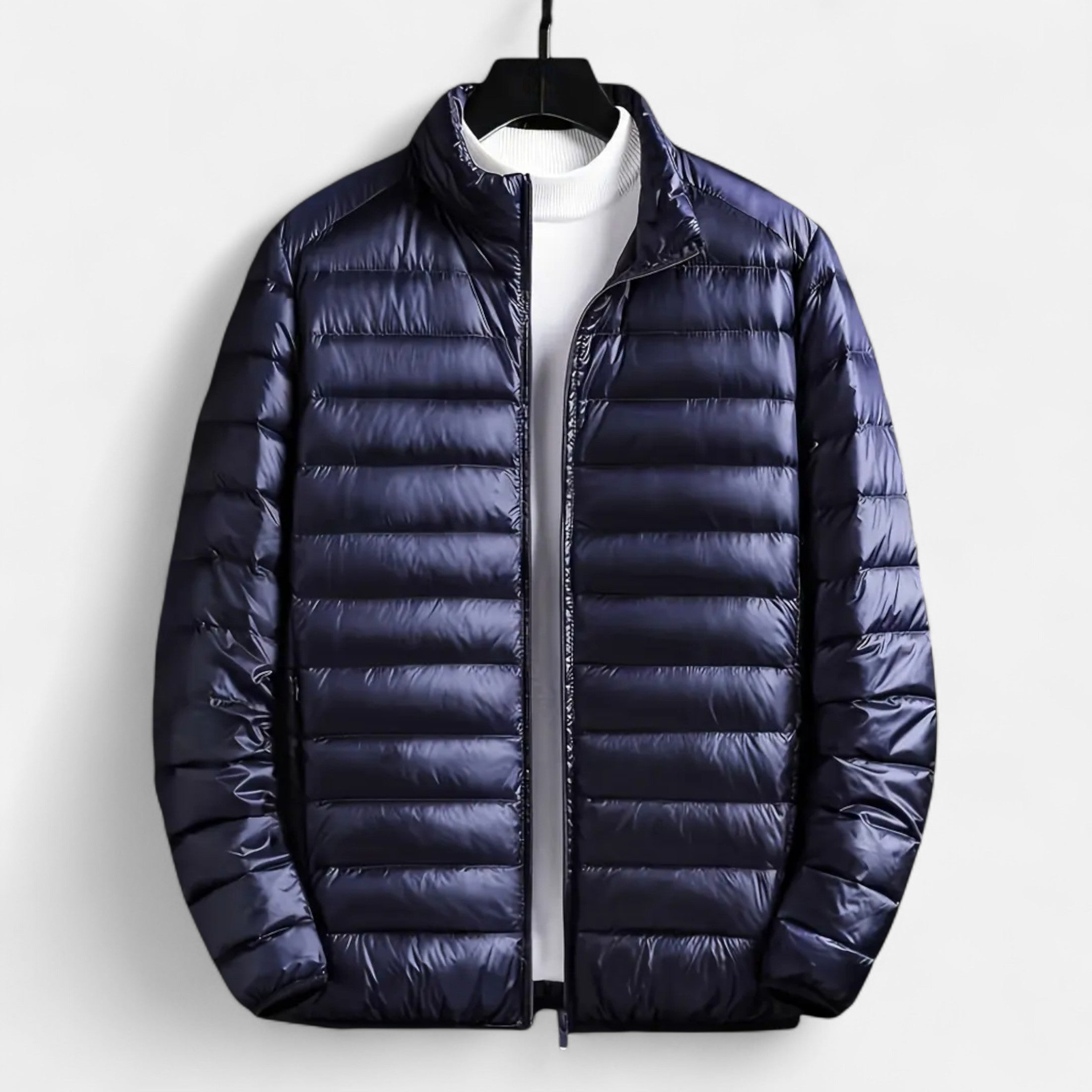 Dorevelle | Men’s Lightweight Jacket – Stand Collar Autumn Elegance