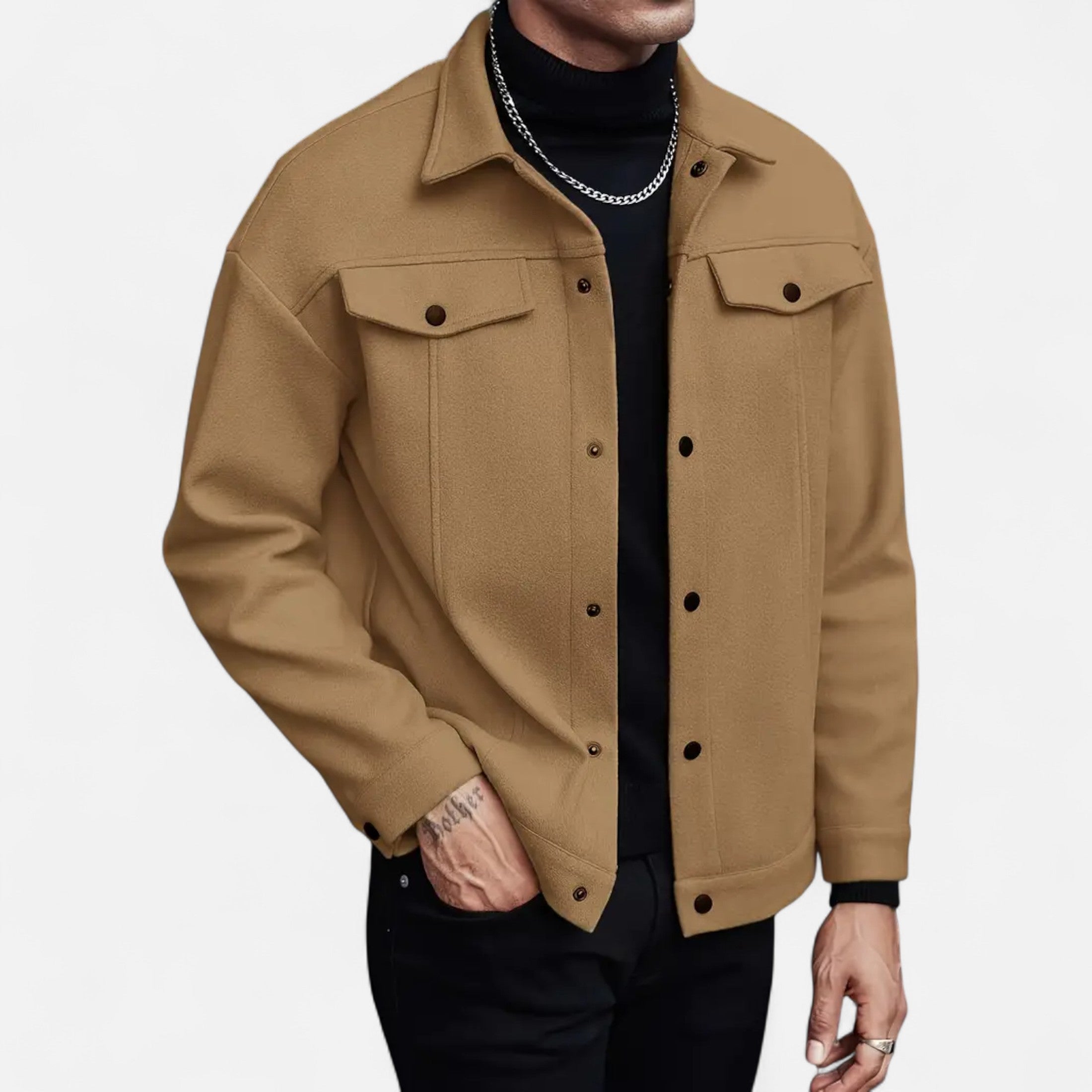 Dorevelle | Men’s Casual Lapel Jacket – Spring Autumn Elegance