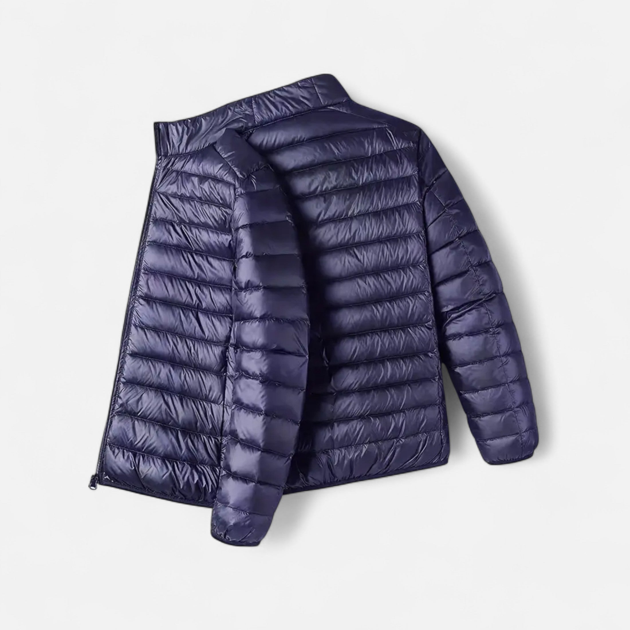 Dorevelle | Men’s Lightweight Jacket – Stand Collar Autumn Elegance