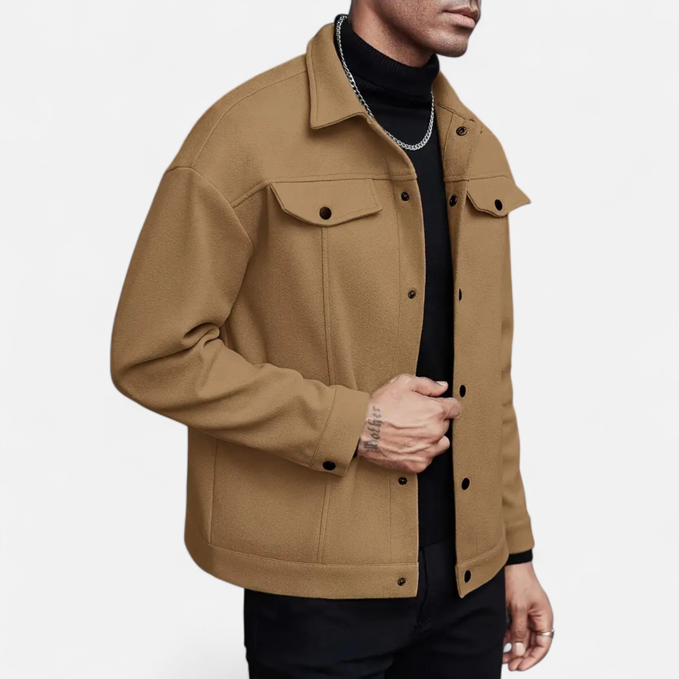 Dorevelle | Men’s Casual Lapel Jacket – Spring Autumn Elegance