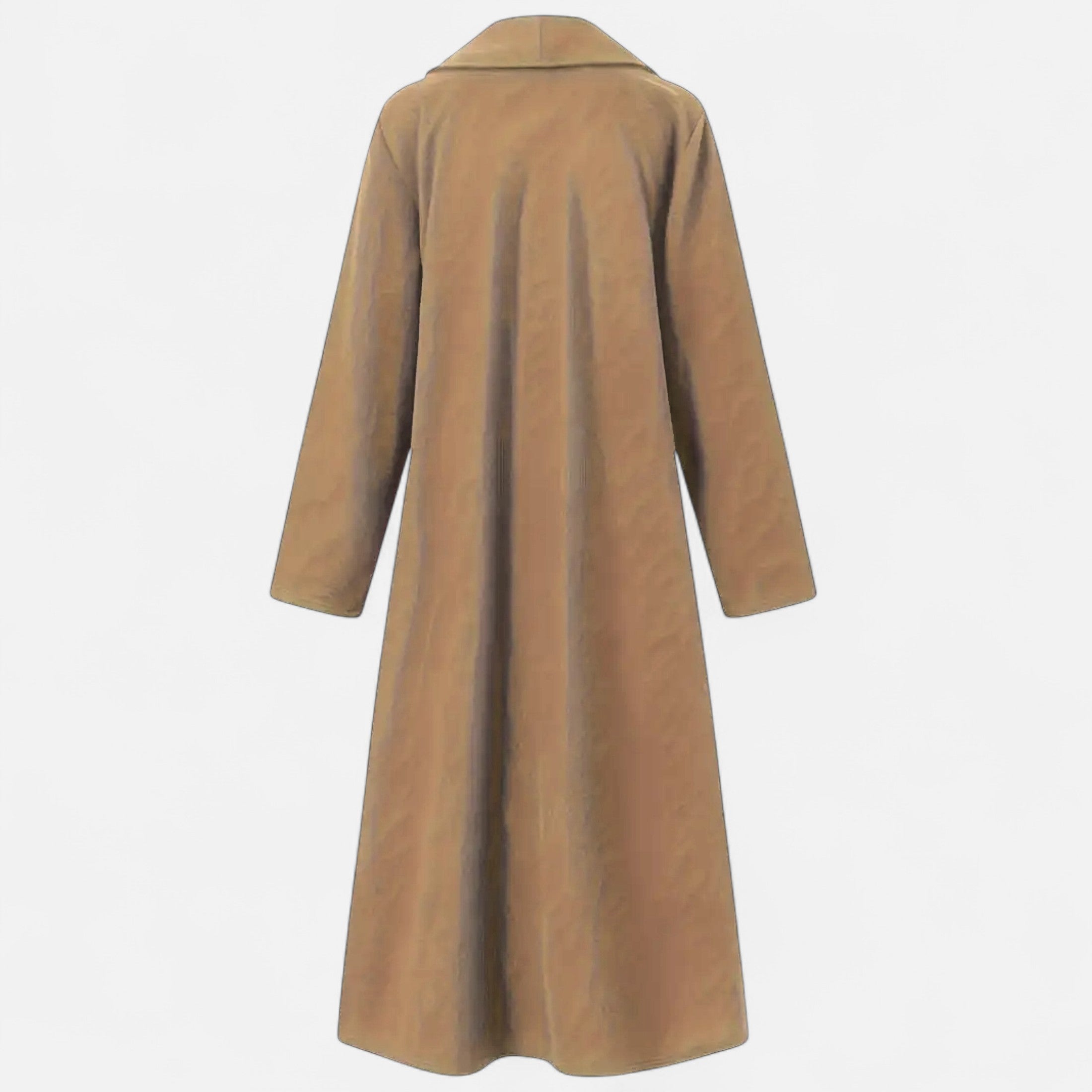 Dorevelle | Women’s Plus Size Overcoat - Lapel Collar Elegance