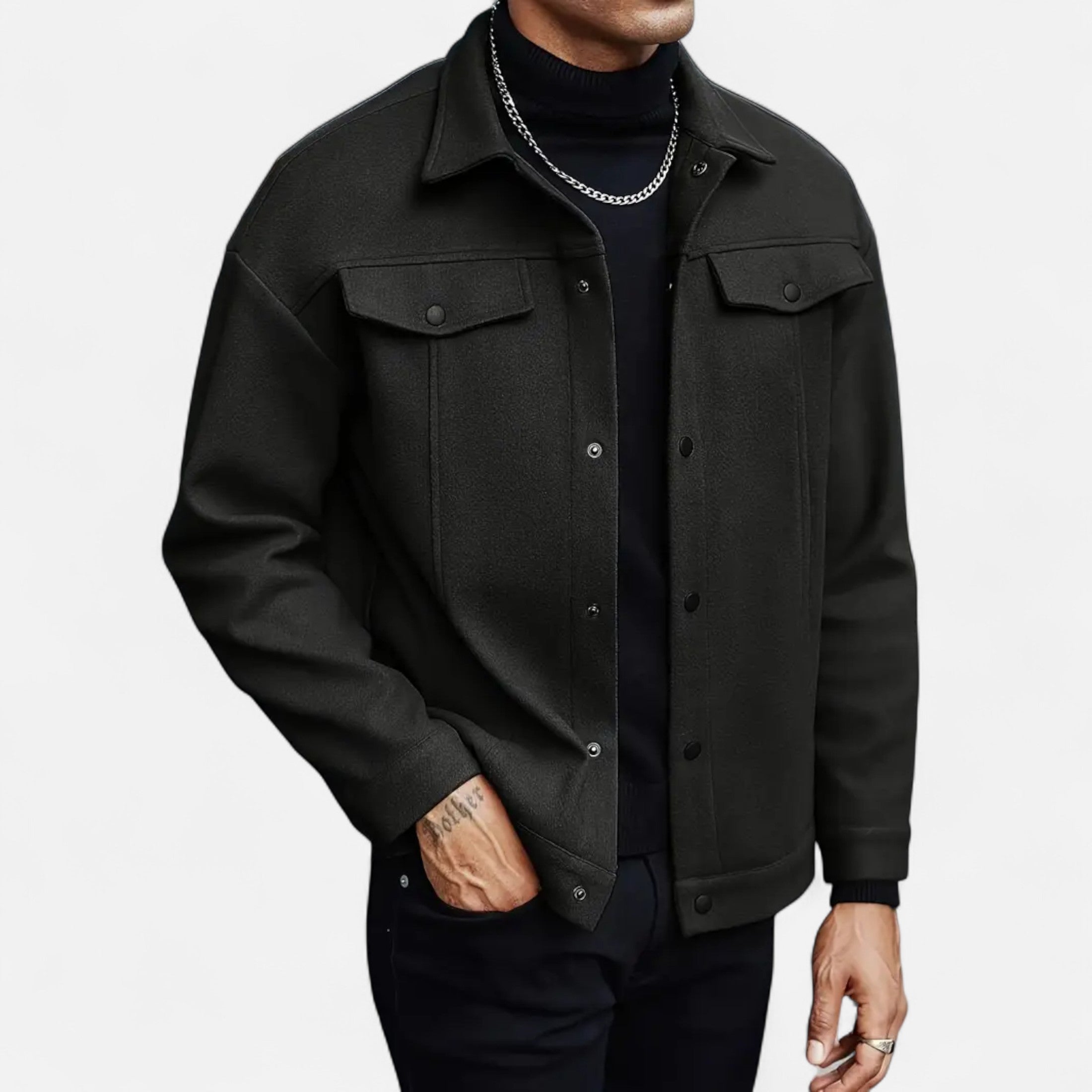 Dorevelle | Men’s Casual Lapel Jacket – Spring Autumn Elegance