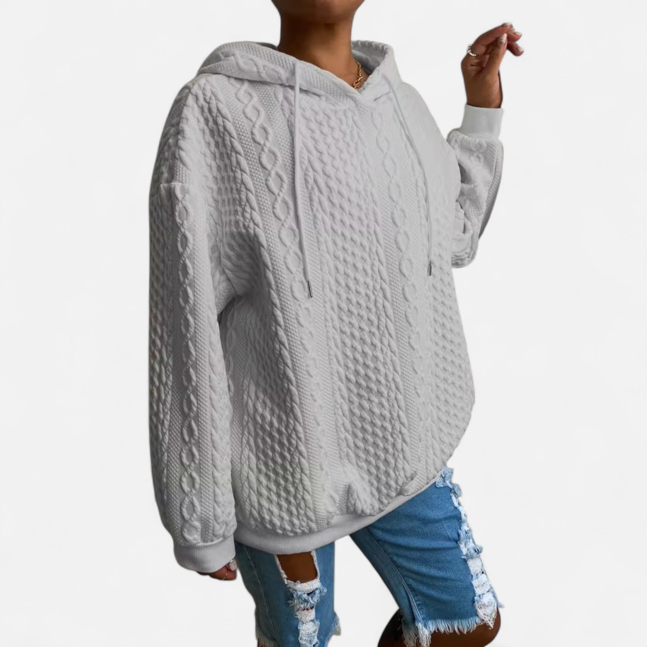 Dorevelle | Women’s Long-Sleeve Hoodie – Relaxed Heritage Style