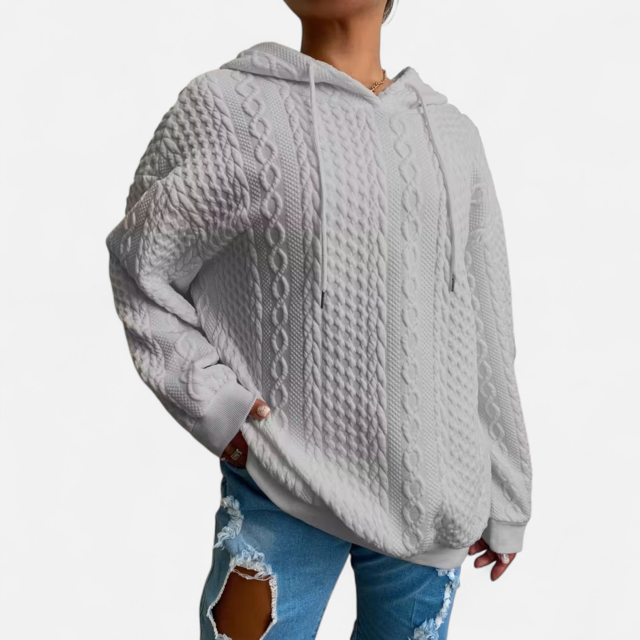 Dorevelle | Women’s Long-Sleeve Hoodie – Relaxed Heritage Style