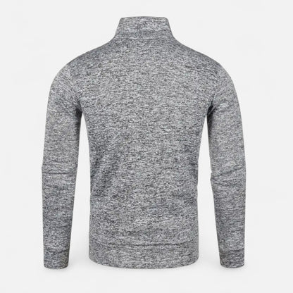 Dorevelle | Men’s Zip Jacket – Refined Knit Autumn Elegance