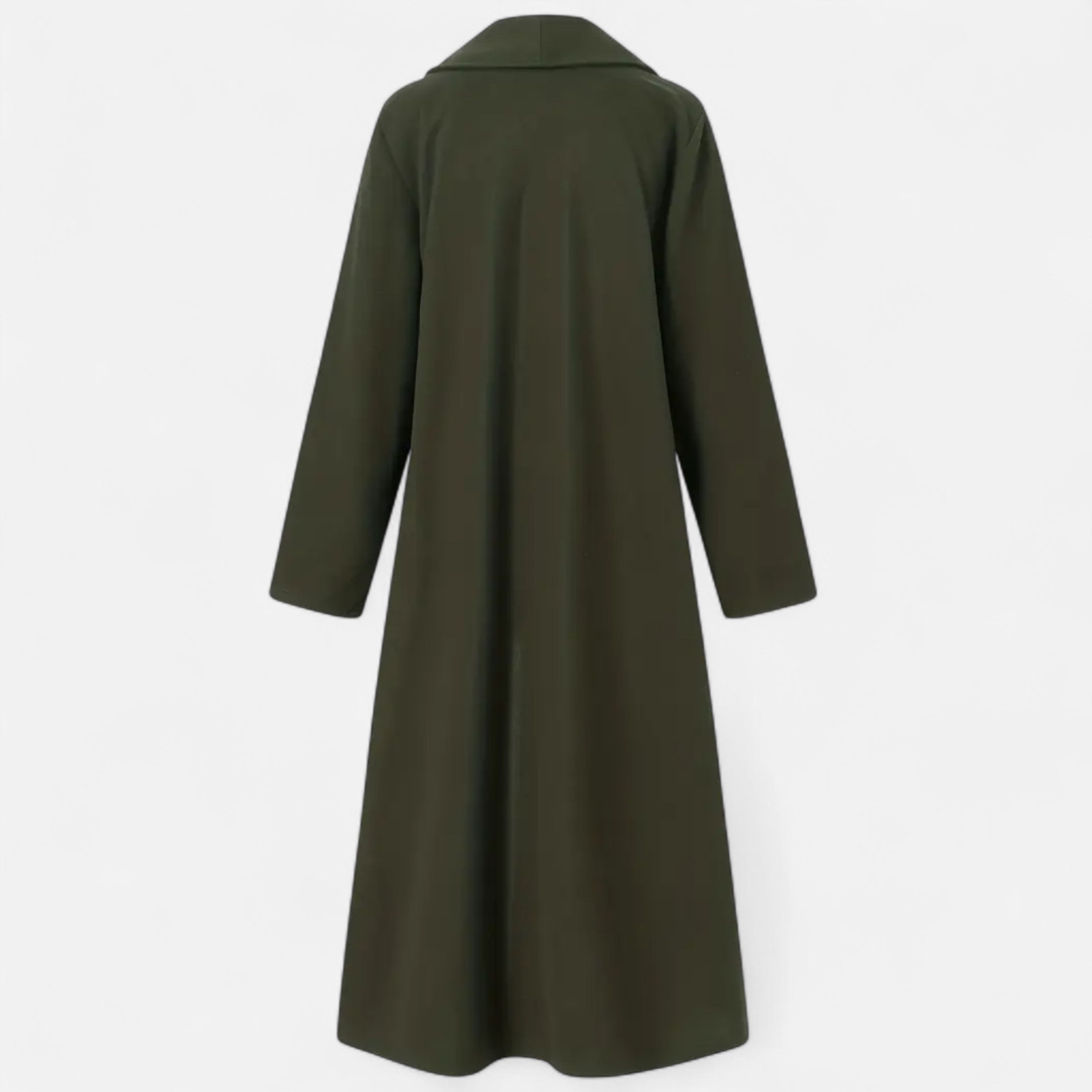 Dorevelle | Women’s Plus Size Overcoat - Lapel Collar Elegance