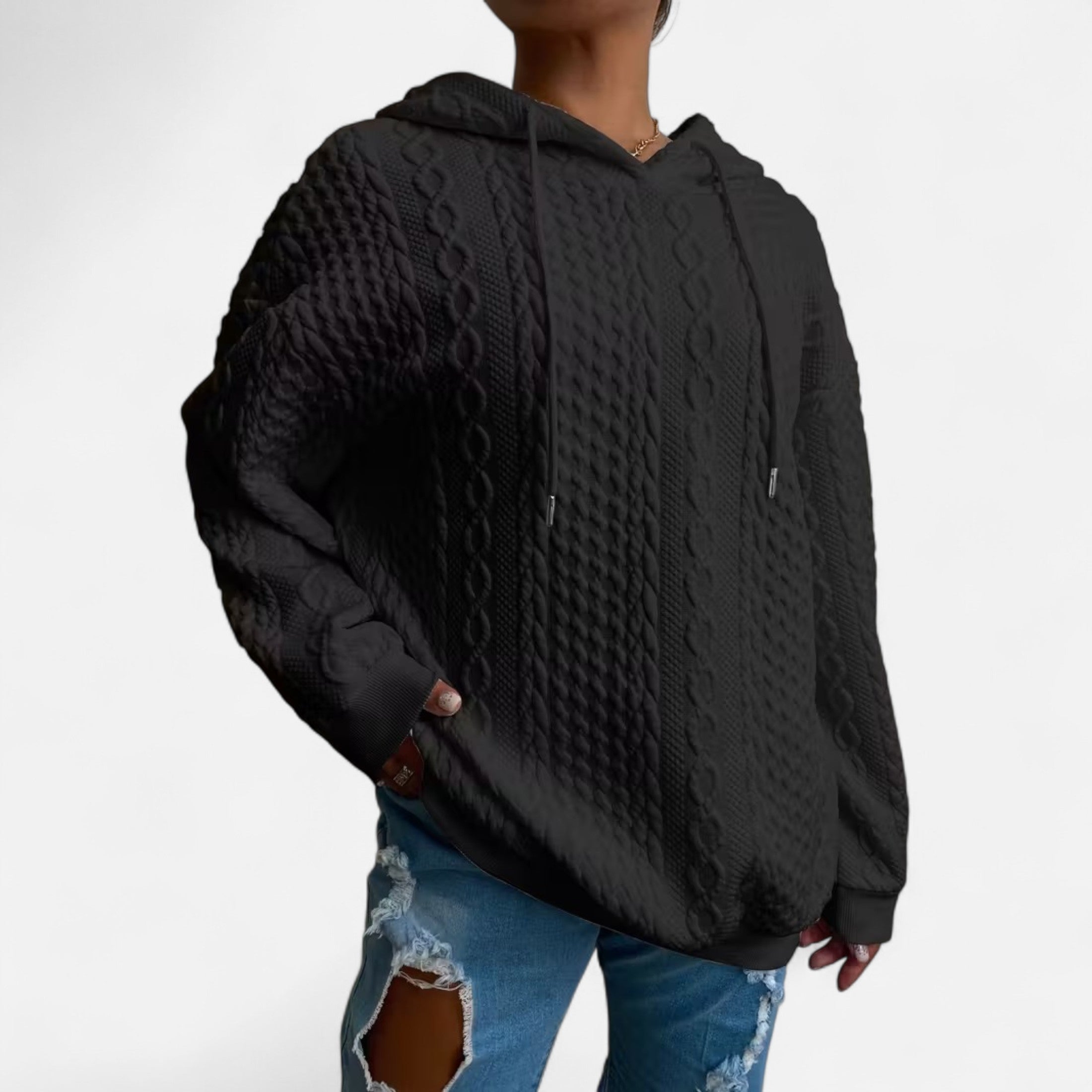 Dorevelle | Women’s Long-Sleeve Hoodie – Relaxed Heritage Style