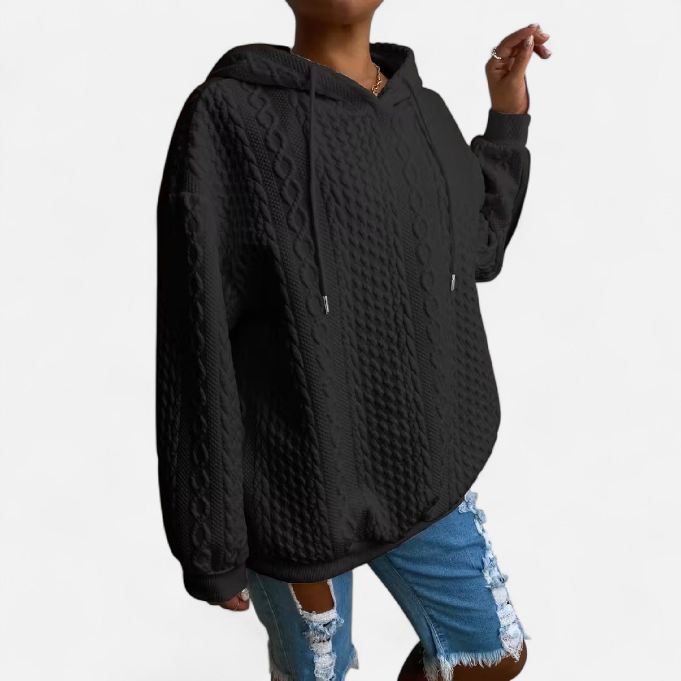 Dorevelle | Women’s Long-Sleeve Hoodie – Relaxed Heritage Style