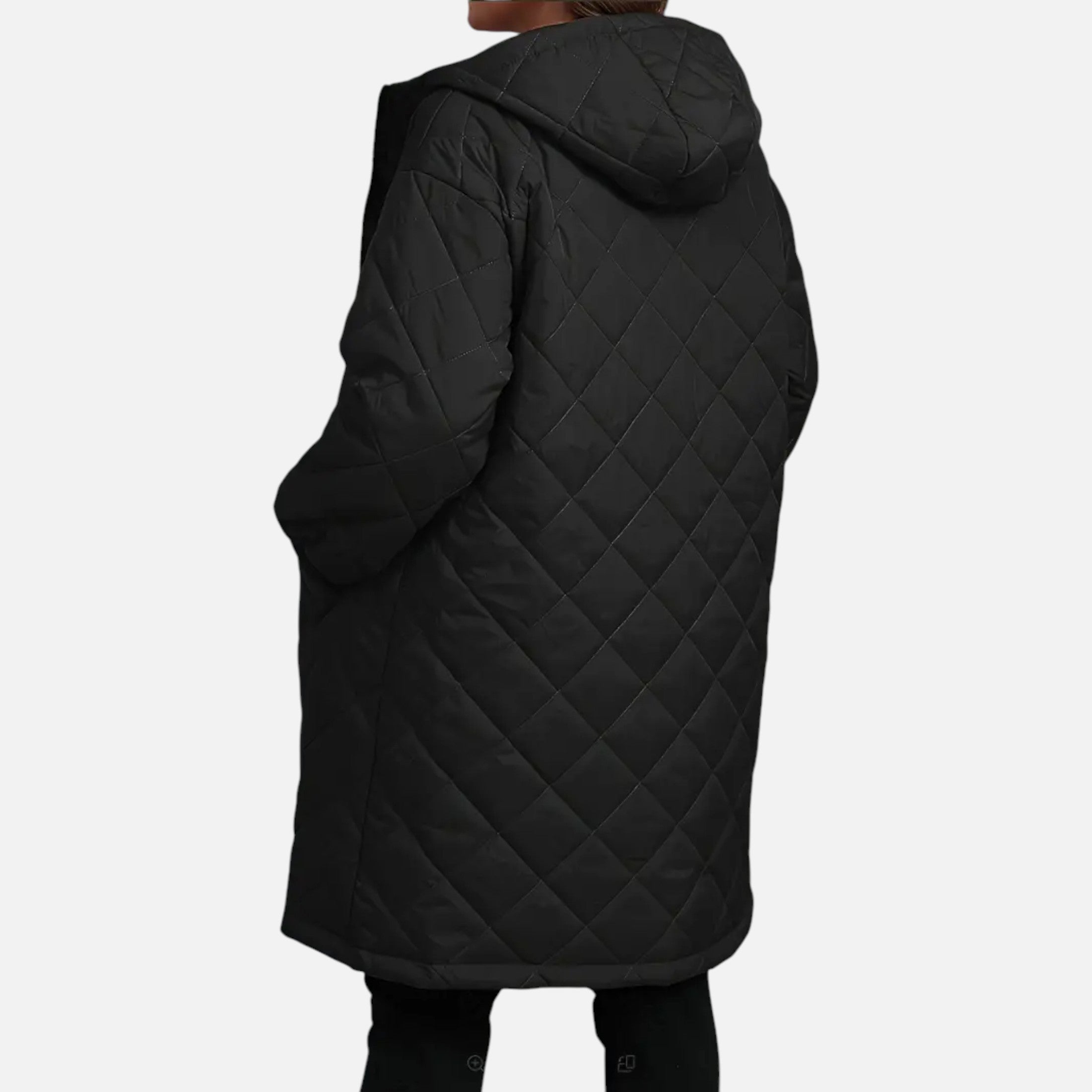 Dorevelle | Women’s Quilted Hooded Jacket – Autumn Winter Elegance