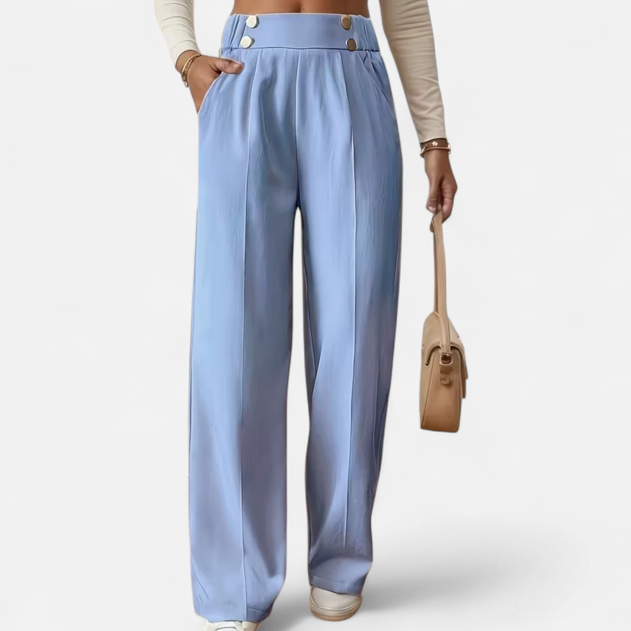 Dorevelle | Elegant French-Inspired Straight-Leg Office Pants