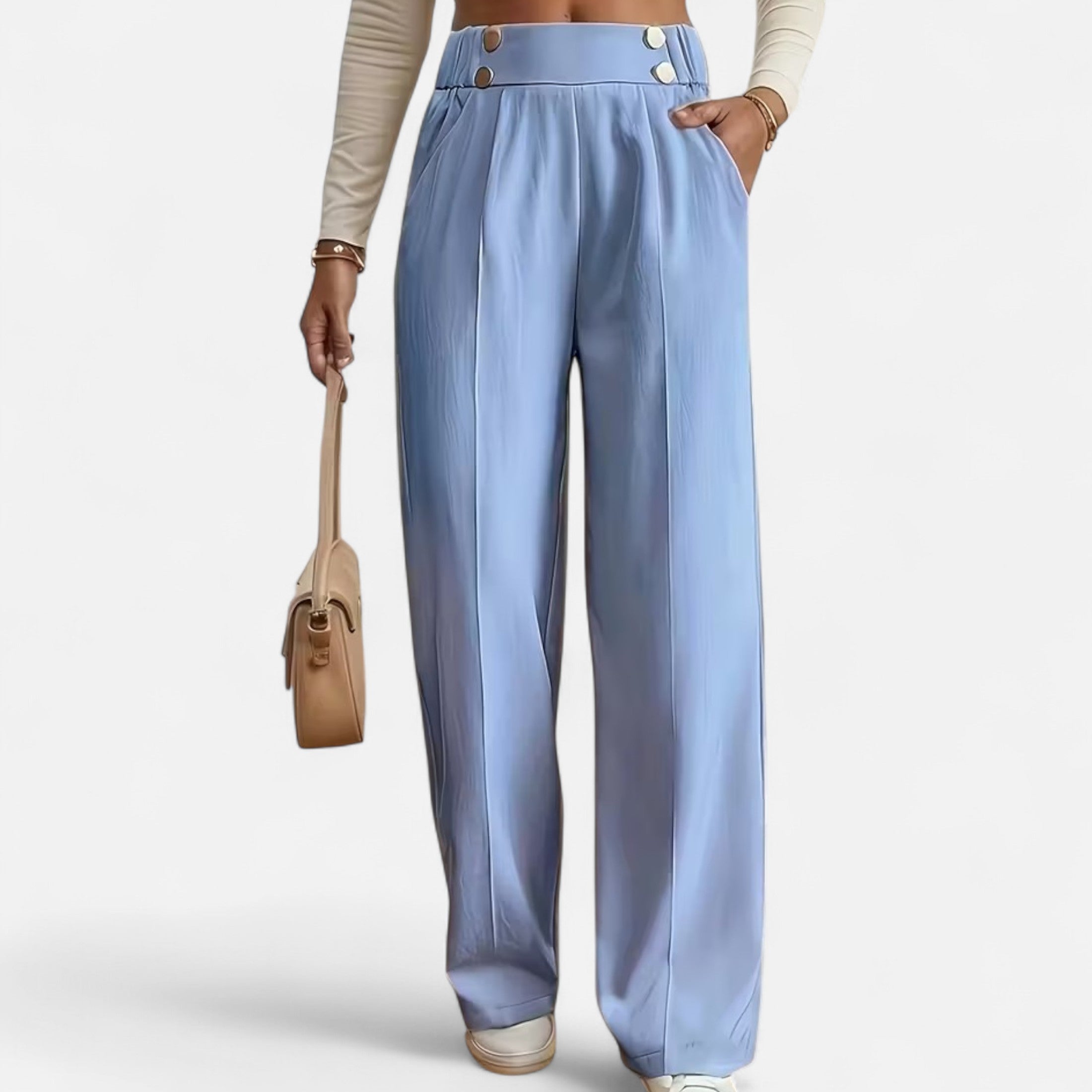 Dorevelle | Elegant French-Inspired Straight-Leg Office Pants