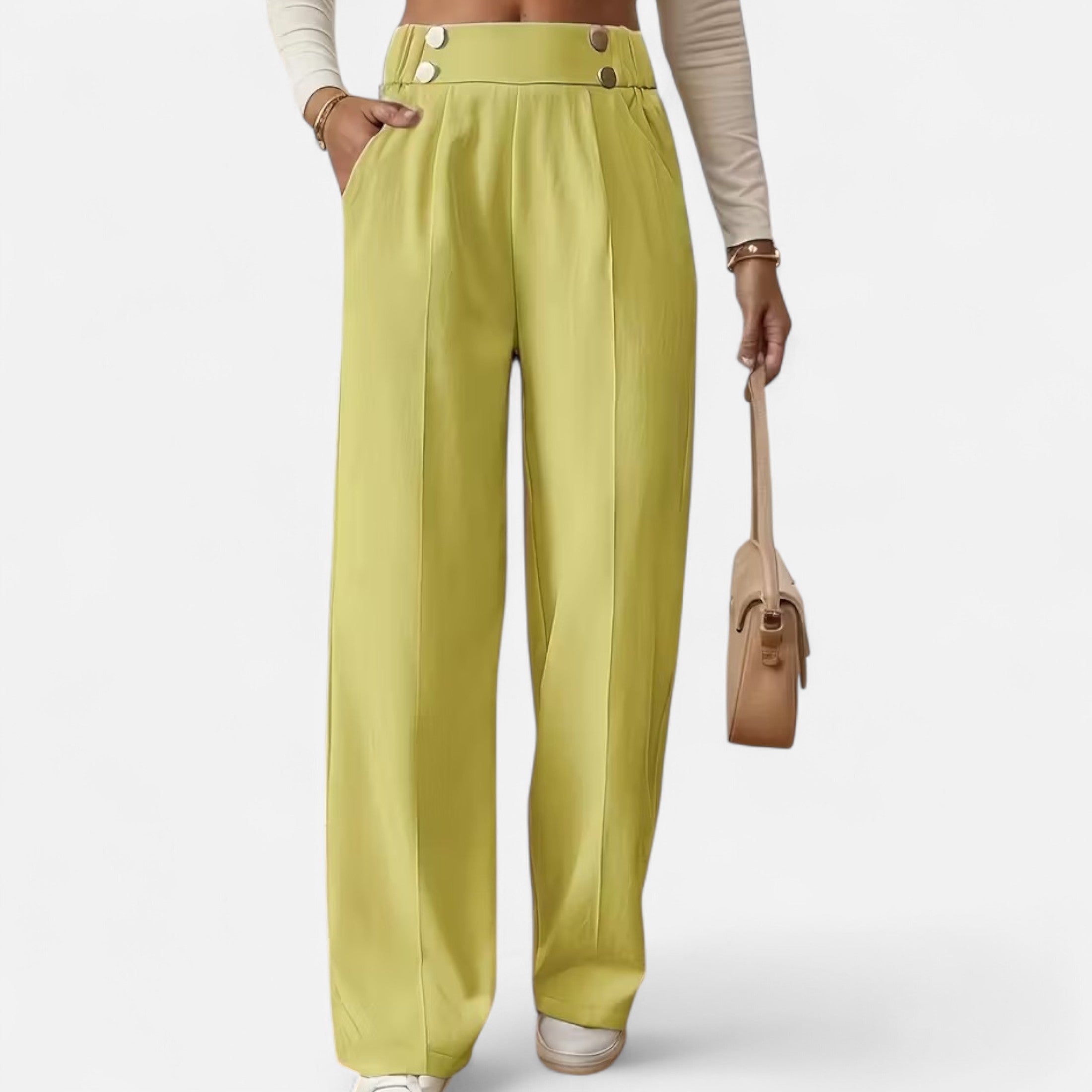 Dorevelle | Elegant French-Inspired Straight-Leg Office Pants