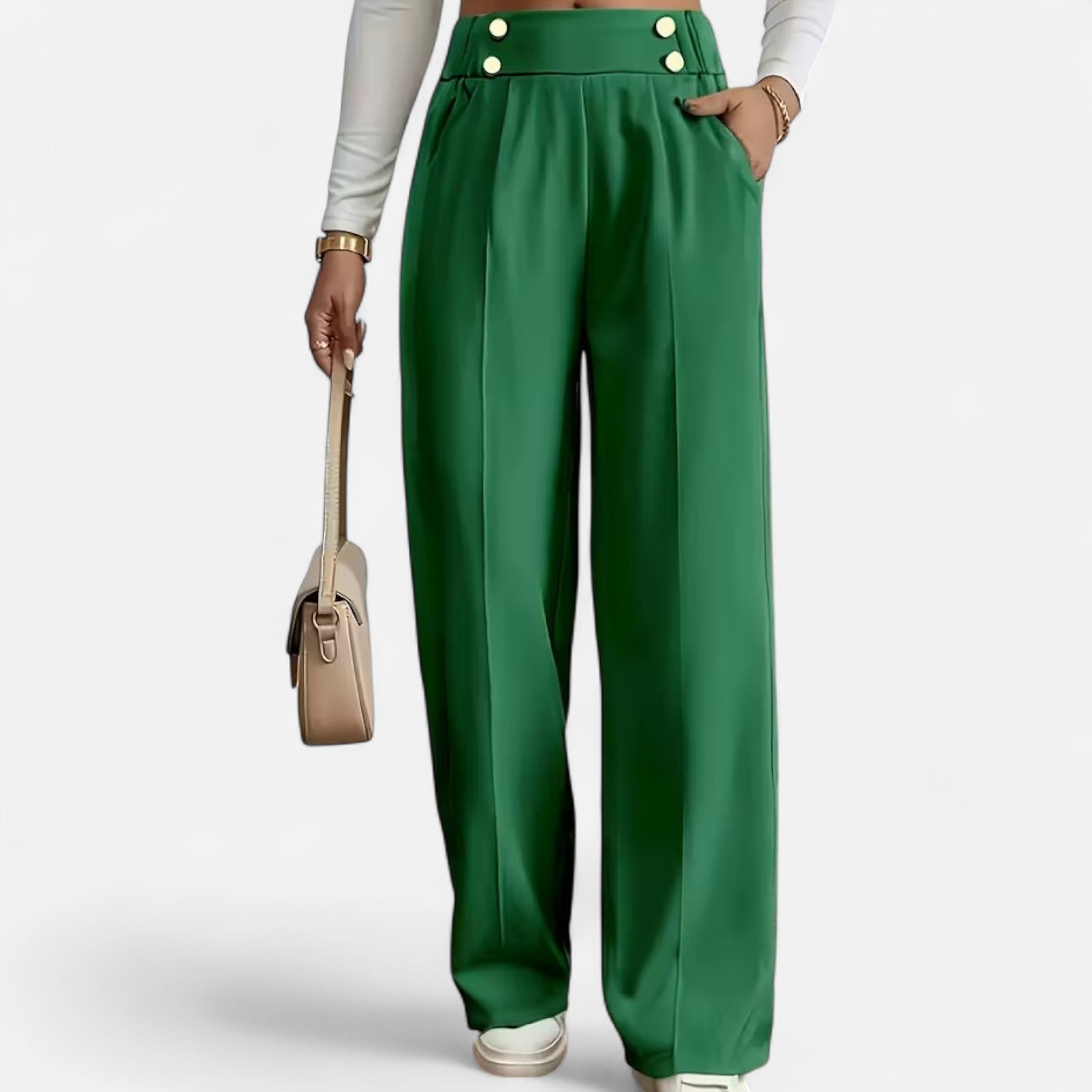 Dorevelle | Elegant French-Inspired Straight-Leg Office Pants