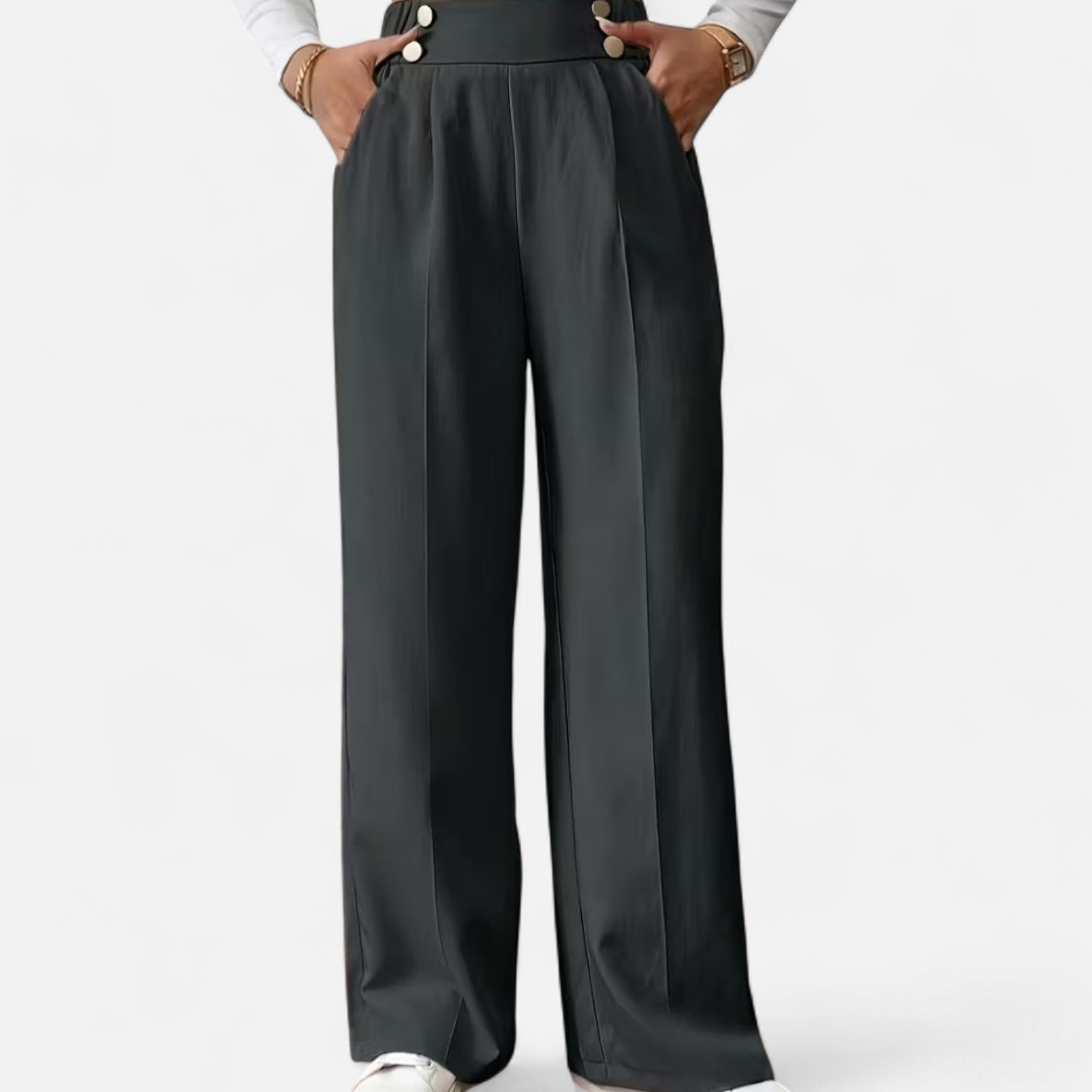 Dorevelle | Elegant French-Inspired Straight-Leg Office Pants
