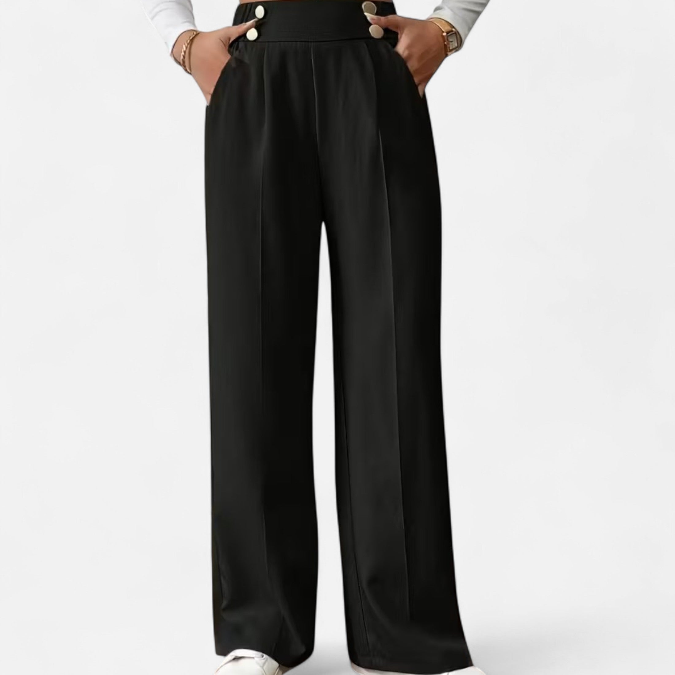 Dorevelle | Elegant French-Inspired Straight-Leg Office Pants