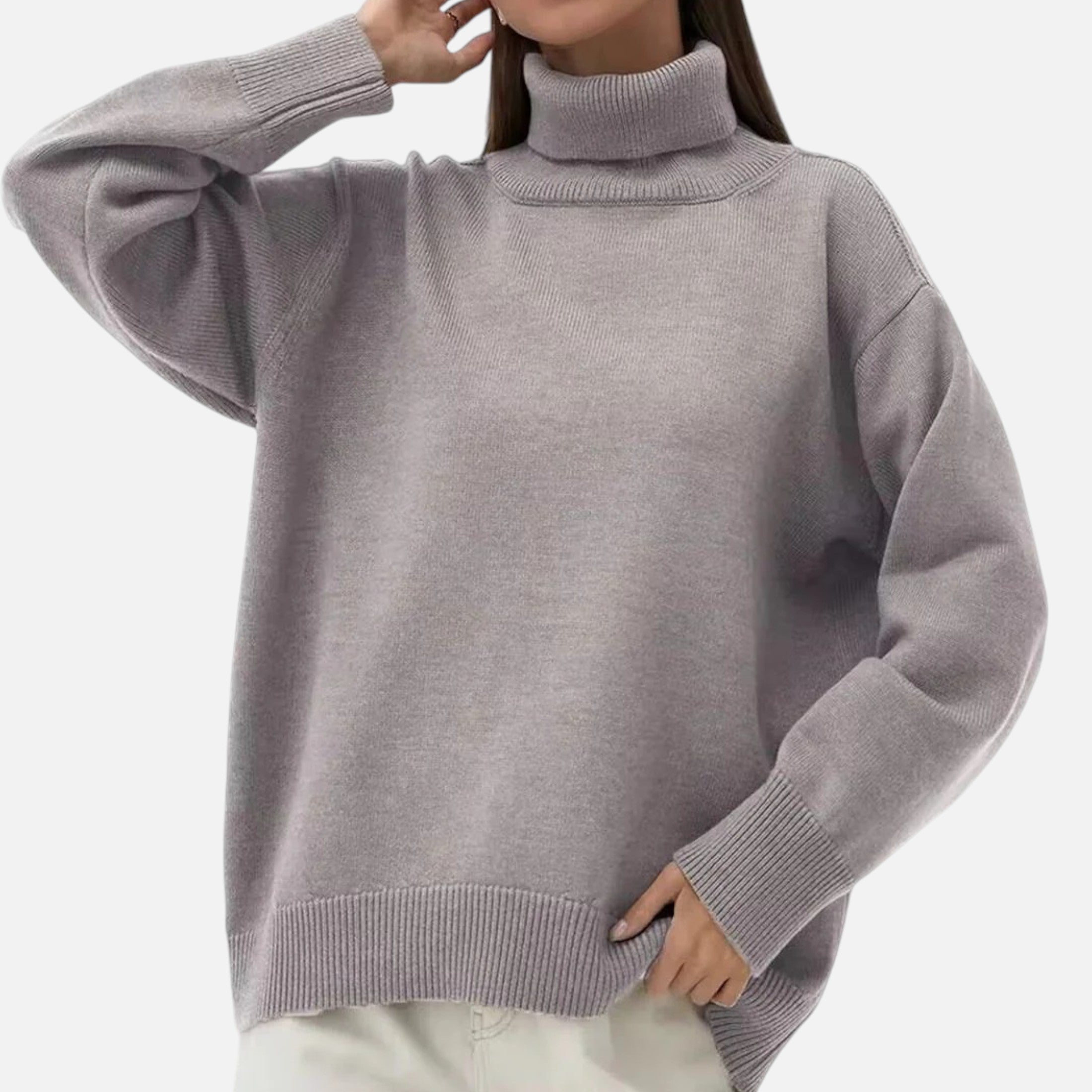 Dorevelle | Women’s Oversized Turtleneck Sweater
