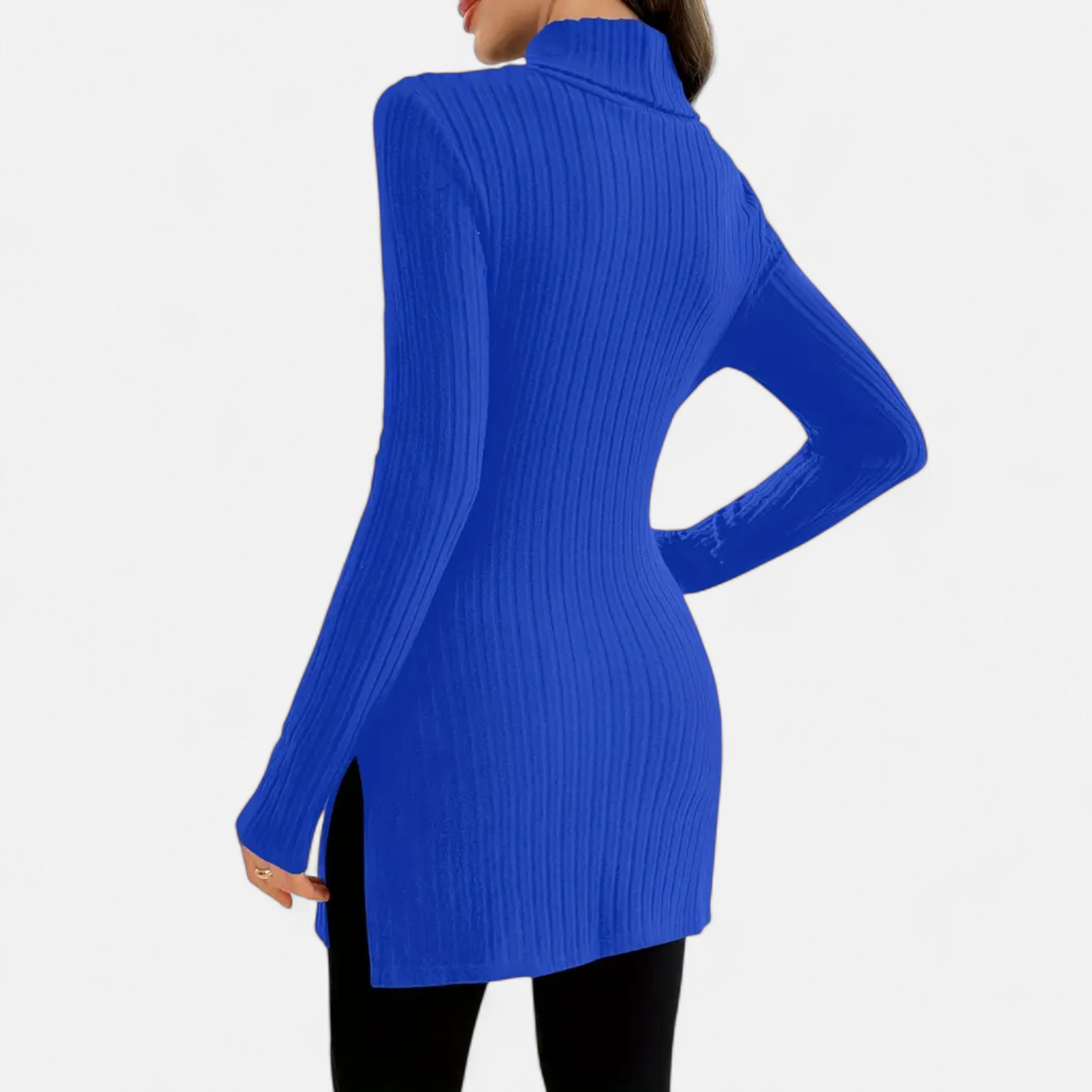 Dorevelle | Women’s Ribbed Sweater – Elegant High Neck Style