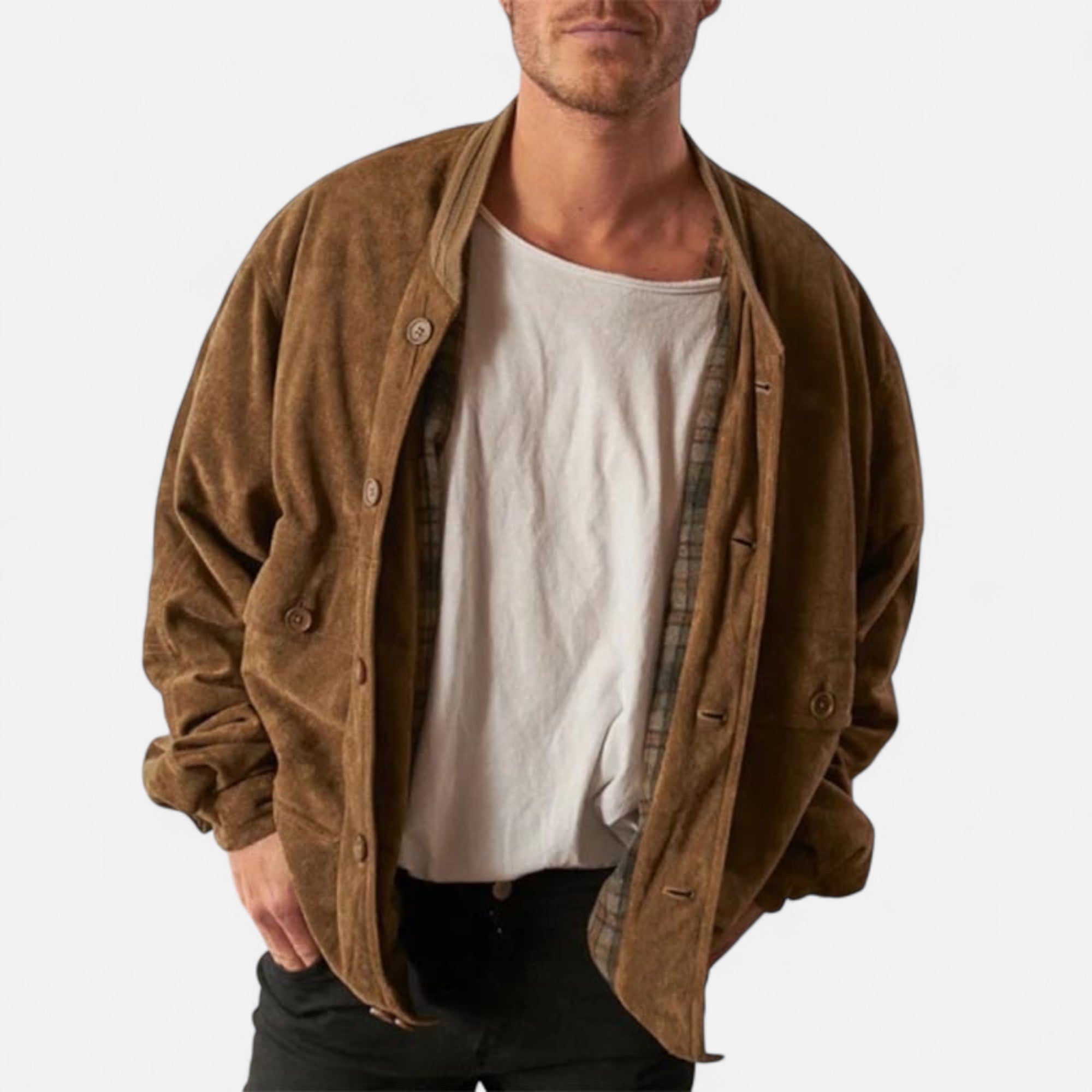 Dorevelle | Men’s Corduroy Coat – Classic Casual Elegance