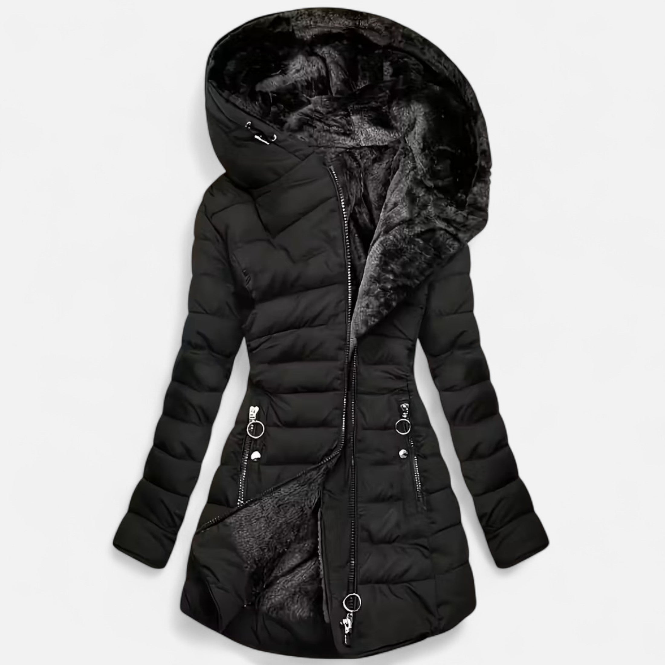 Dorevelle | Women’s Fleece-Lined Hooded Jacket