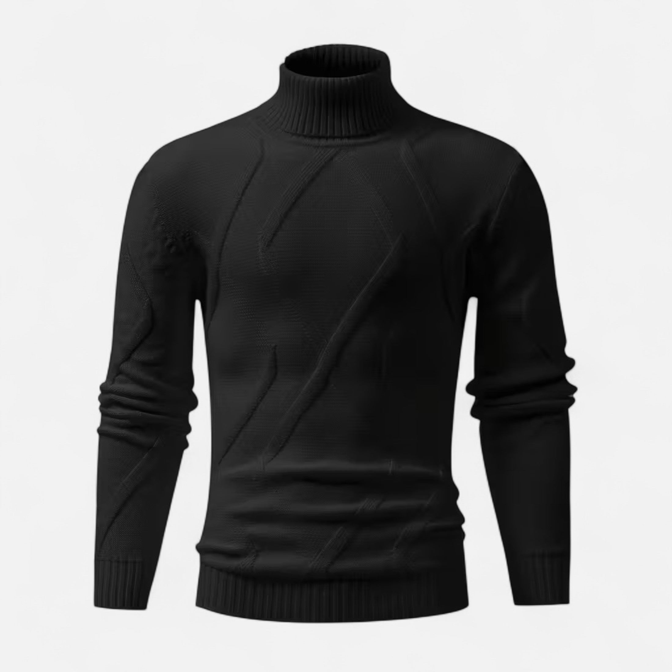 Dorevelle | Men’s Rib-Knit Turtleneck Sweater