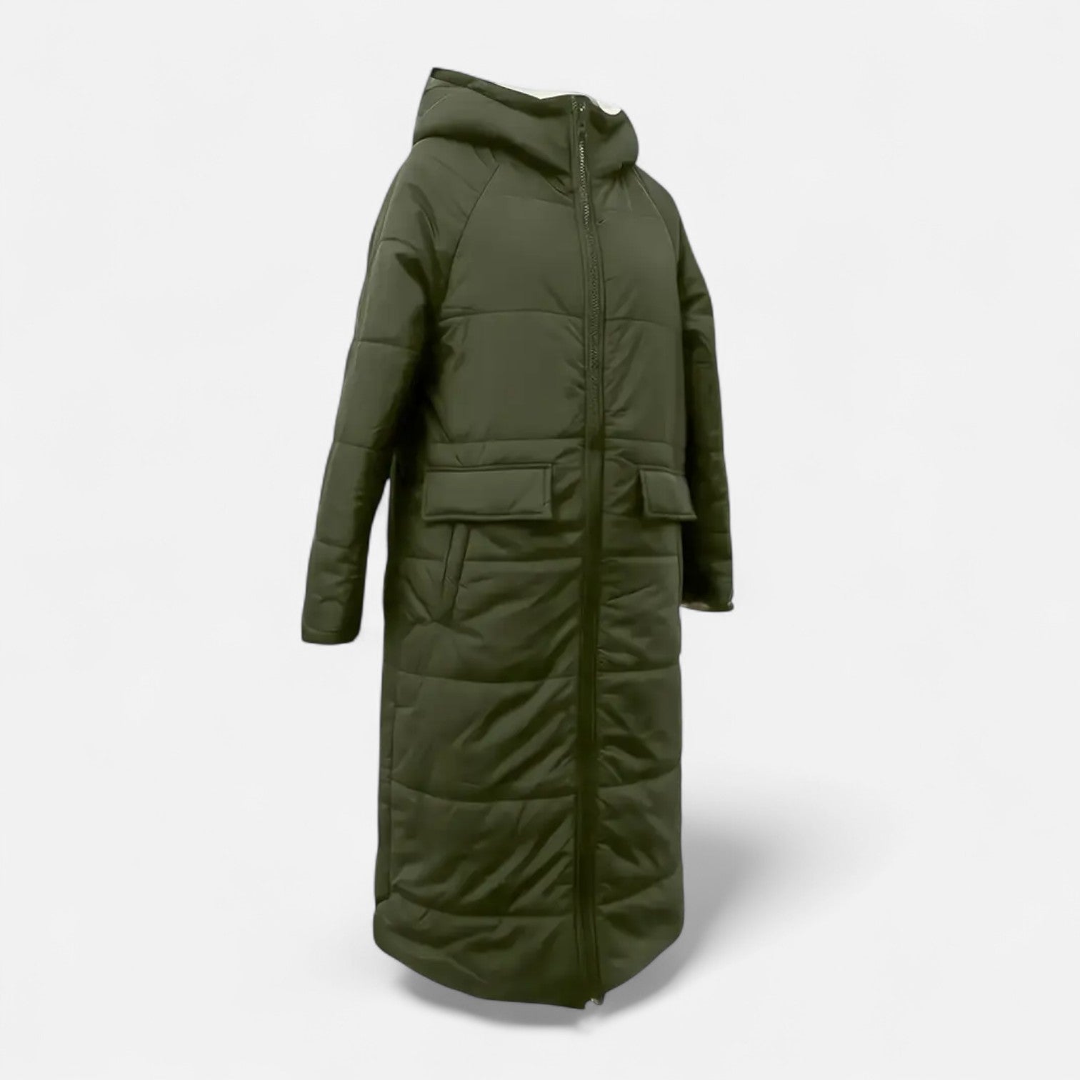 Dorevelle | Women’s Long Padded Coat – Fleece Winter Elegance