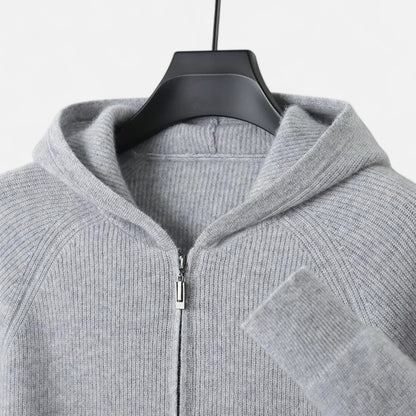 Dorevelle | Men’s Zipped Hoodie – Heritage Merino Knitwear