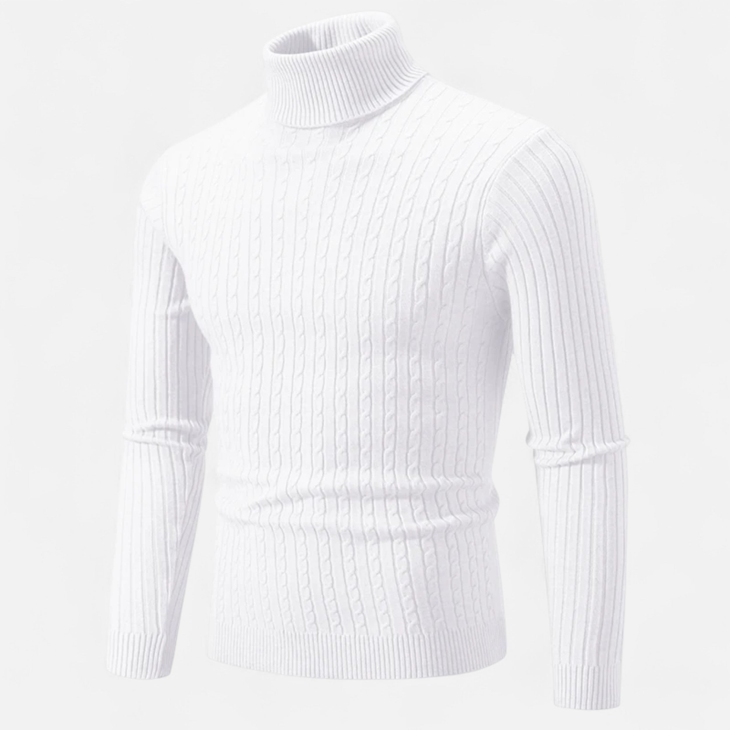 Dorevelle | Men’s Wool Turtleneck – High Neck Winter Elegance