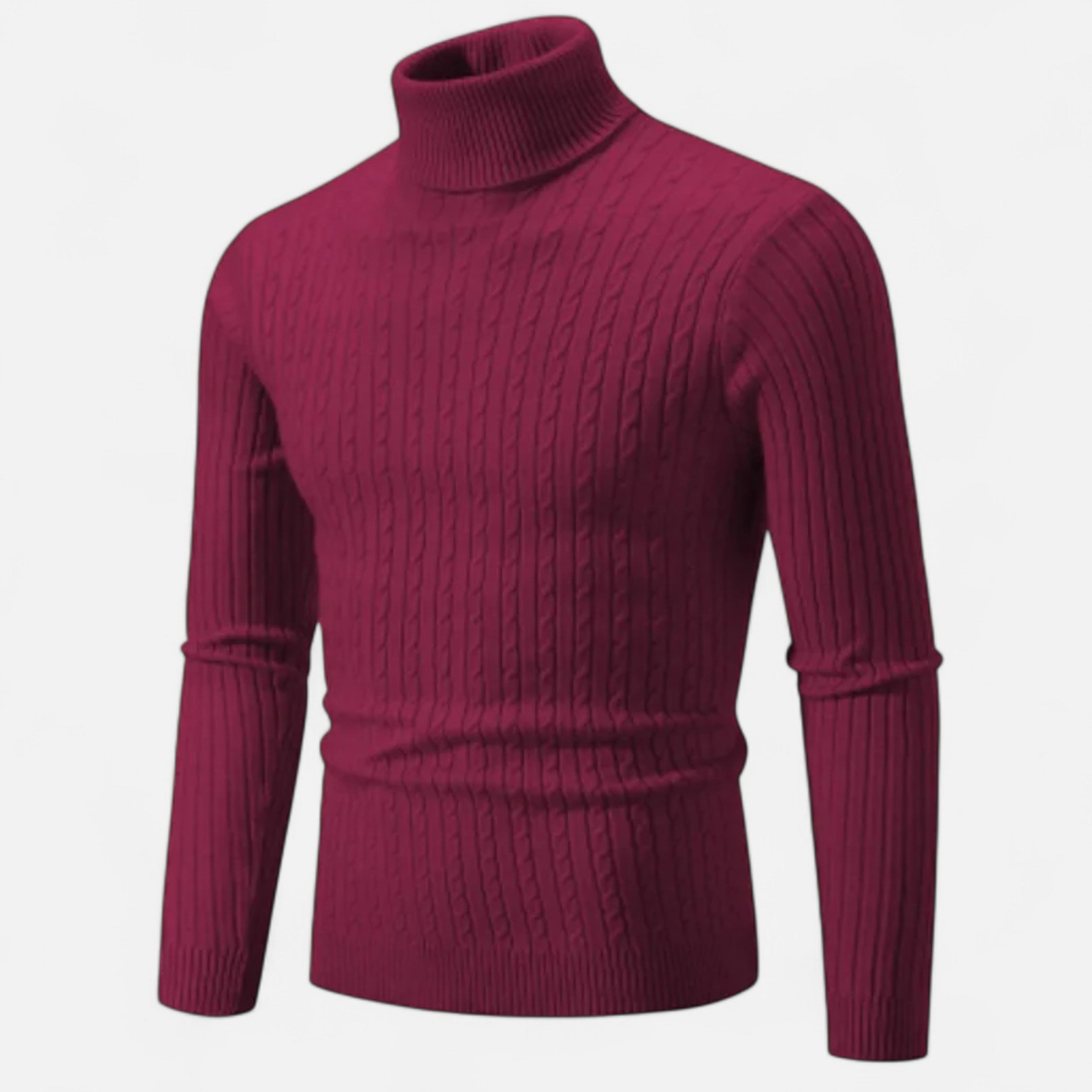 Dorevelle | Men’s Wool Turtleneck – High Neck Winter Elegance