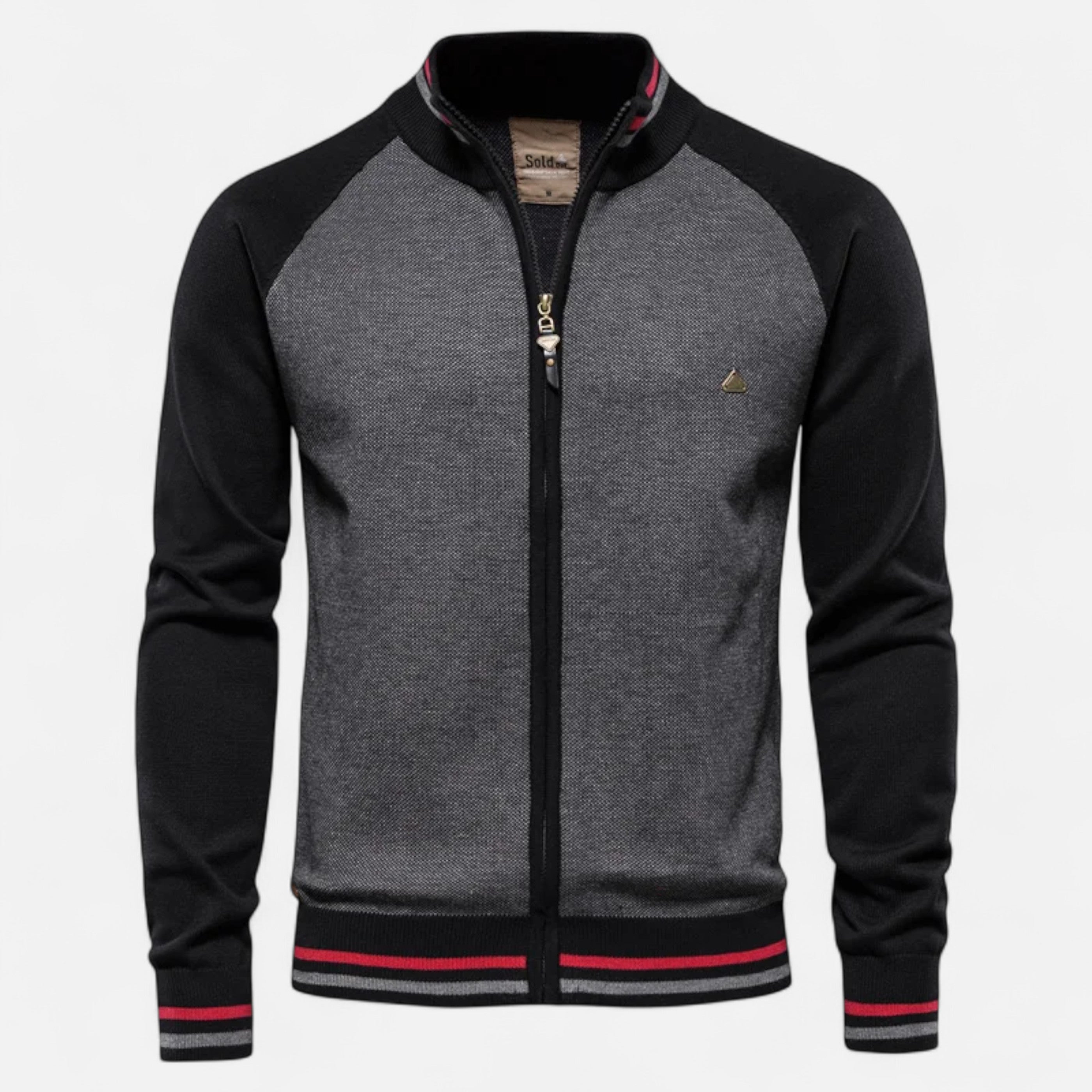 Dorevelle | Men’s Zipped Sweater – Heritage Cotton Knit