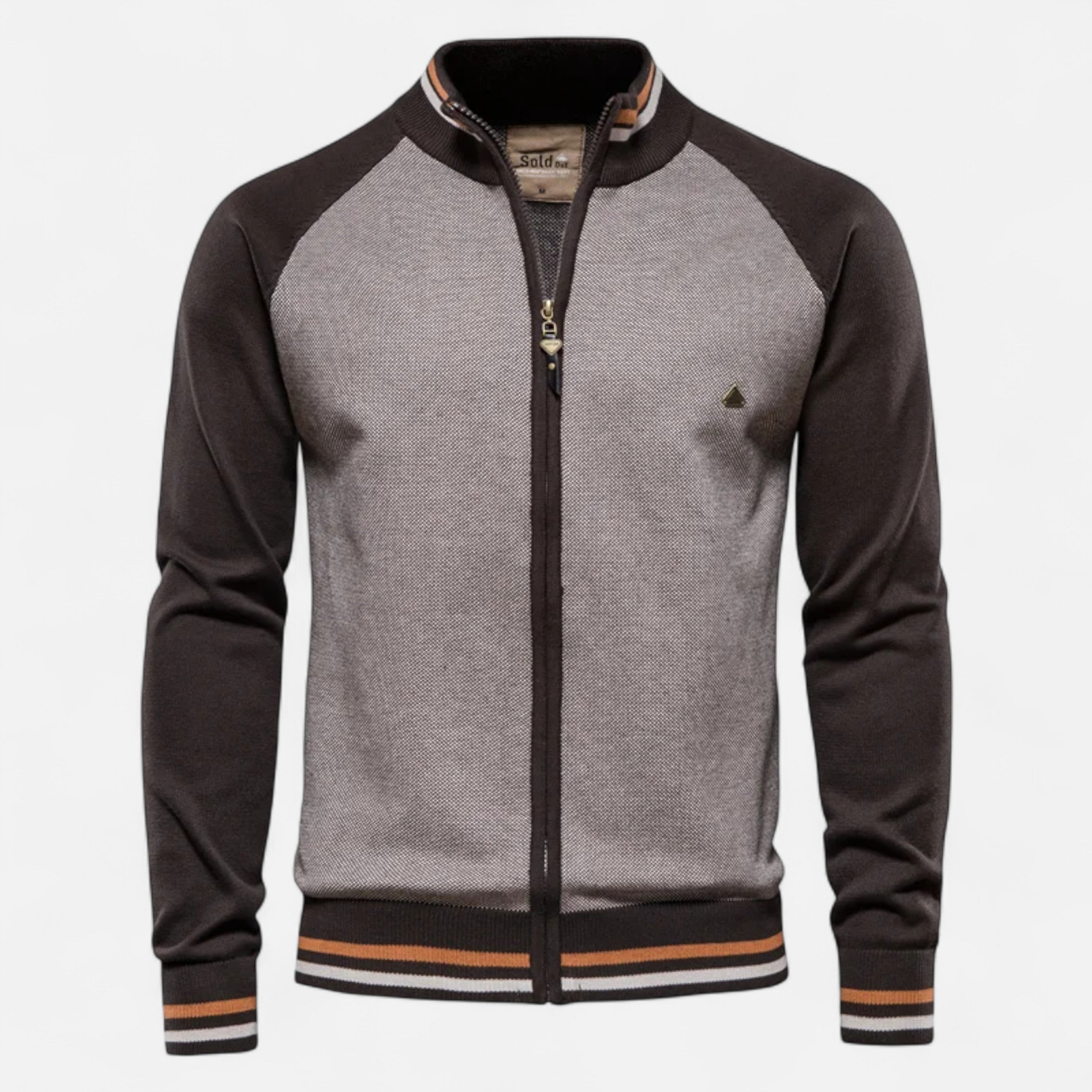 Dorevelle | Men’s Zipped Sweater – Heritage Cotton Knit